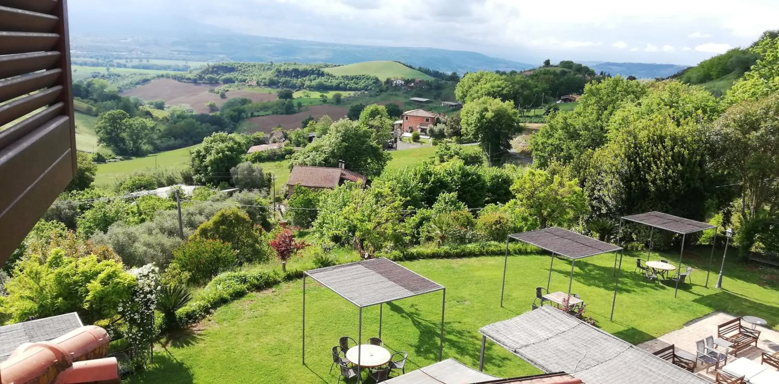 Garden view, Bird's-eye View in Hotel & Restaurant degli Angeli