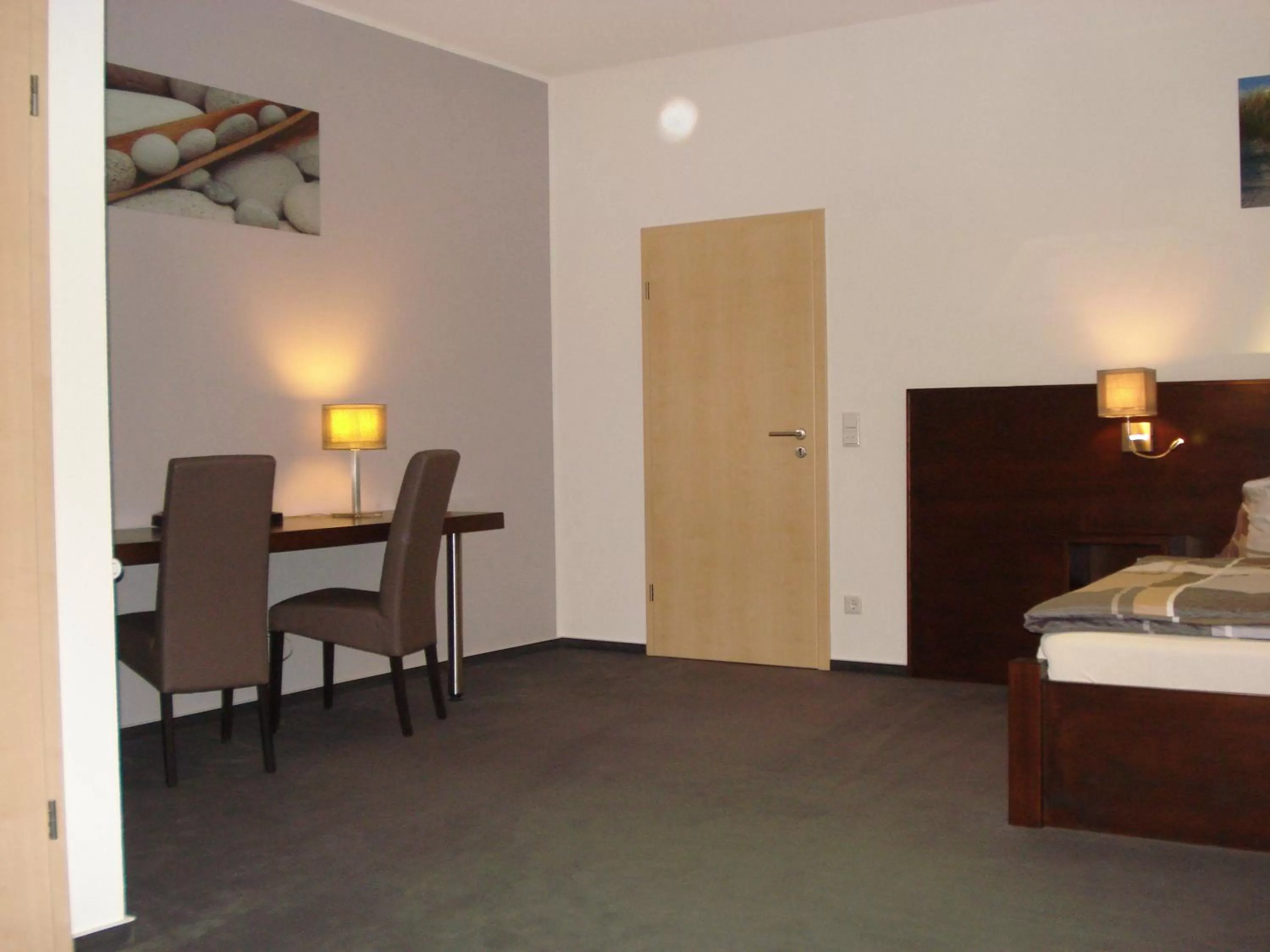 Decorative detail, Bed in Hotel Restaurant Fritz