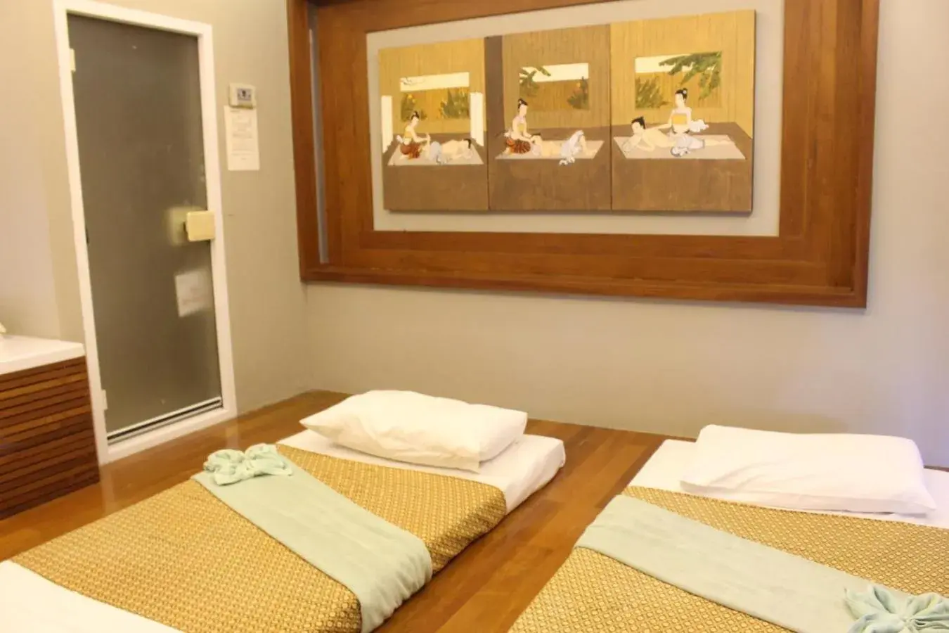 Property building, Bed in Deva Beach Resort Samui