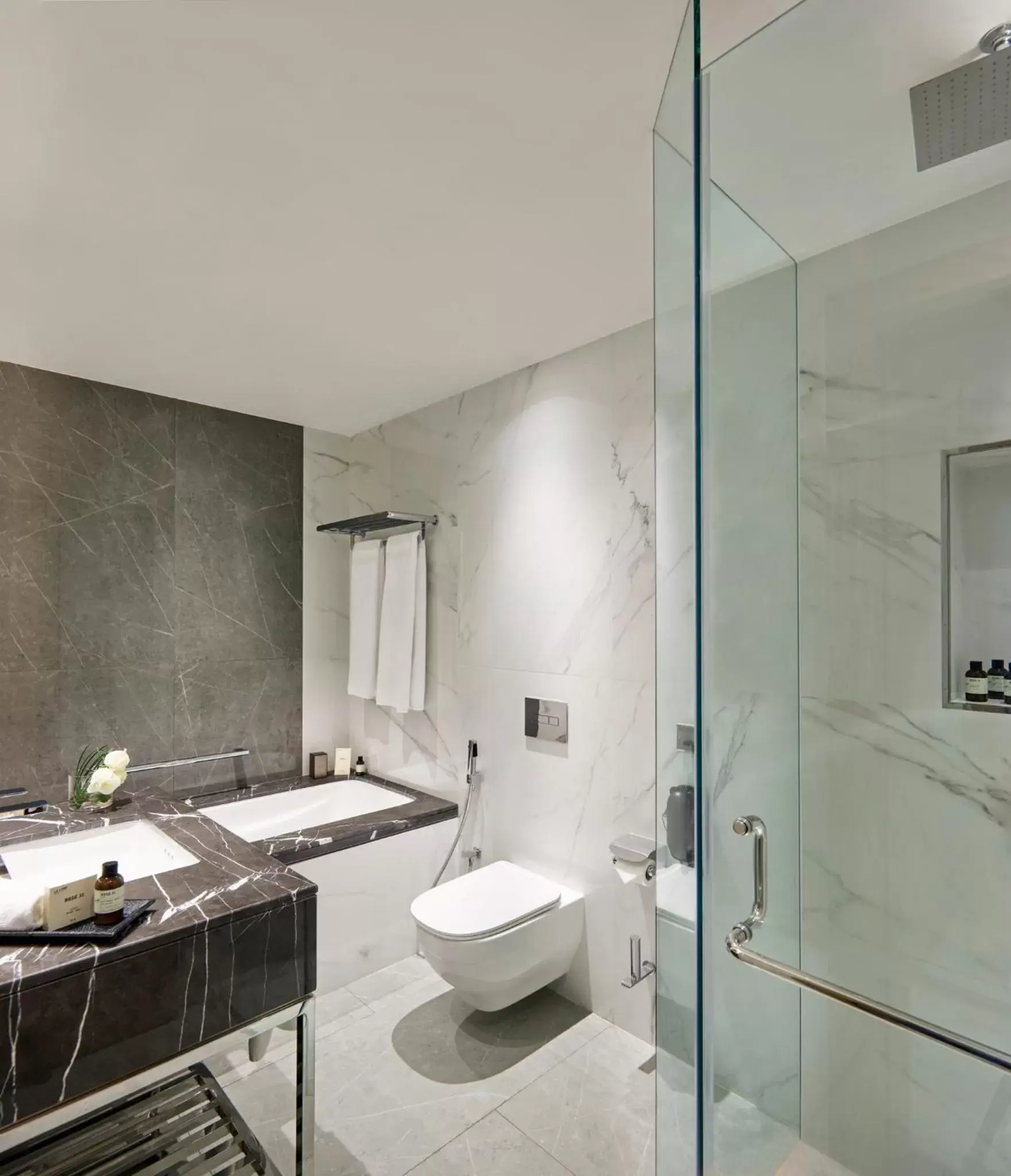 Shower, Bathroom in Fairmont Dubai
