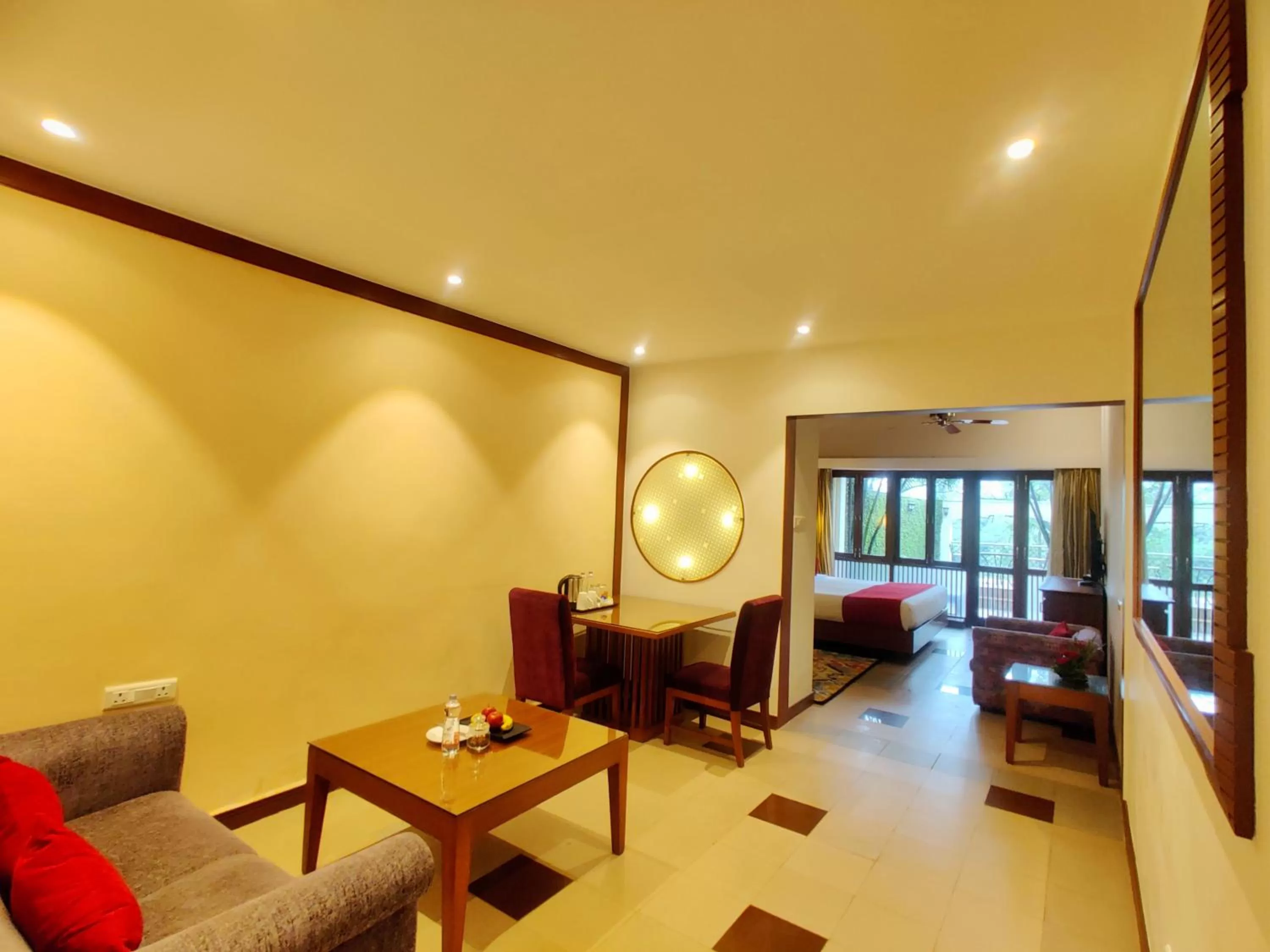 Seating area in Fariyas Resort Lonavala