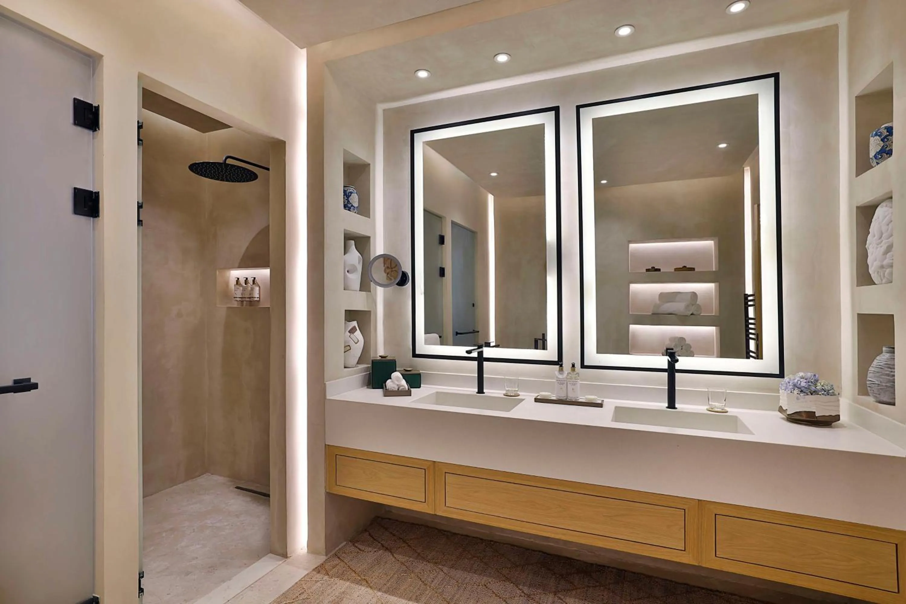 Bathroom in Katara Hills Doha, Lxr Hotels & Resorts