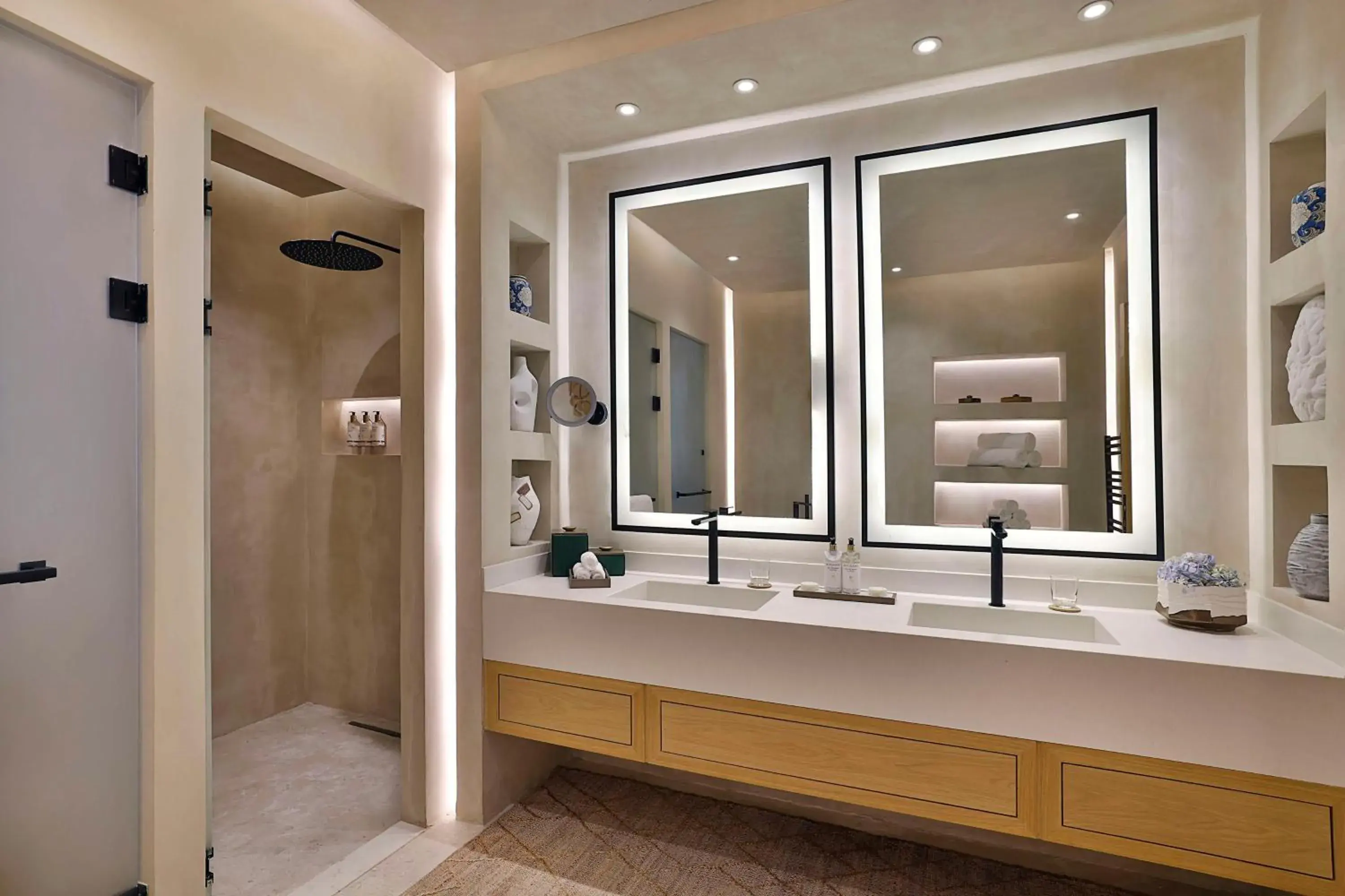 Bathroom in Katara Hills Doha, Lxr Hotels & Resorts