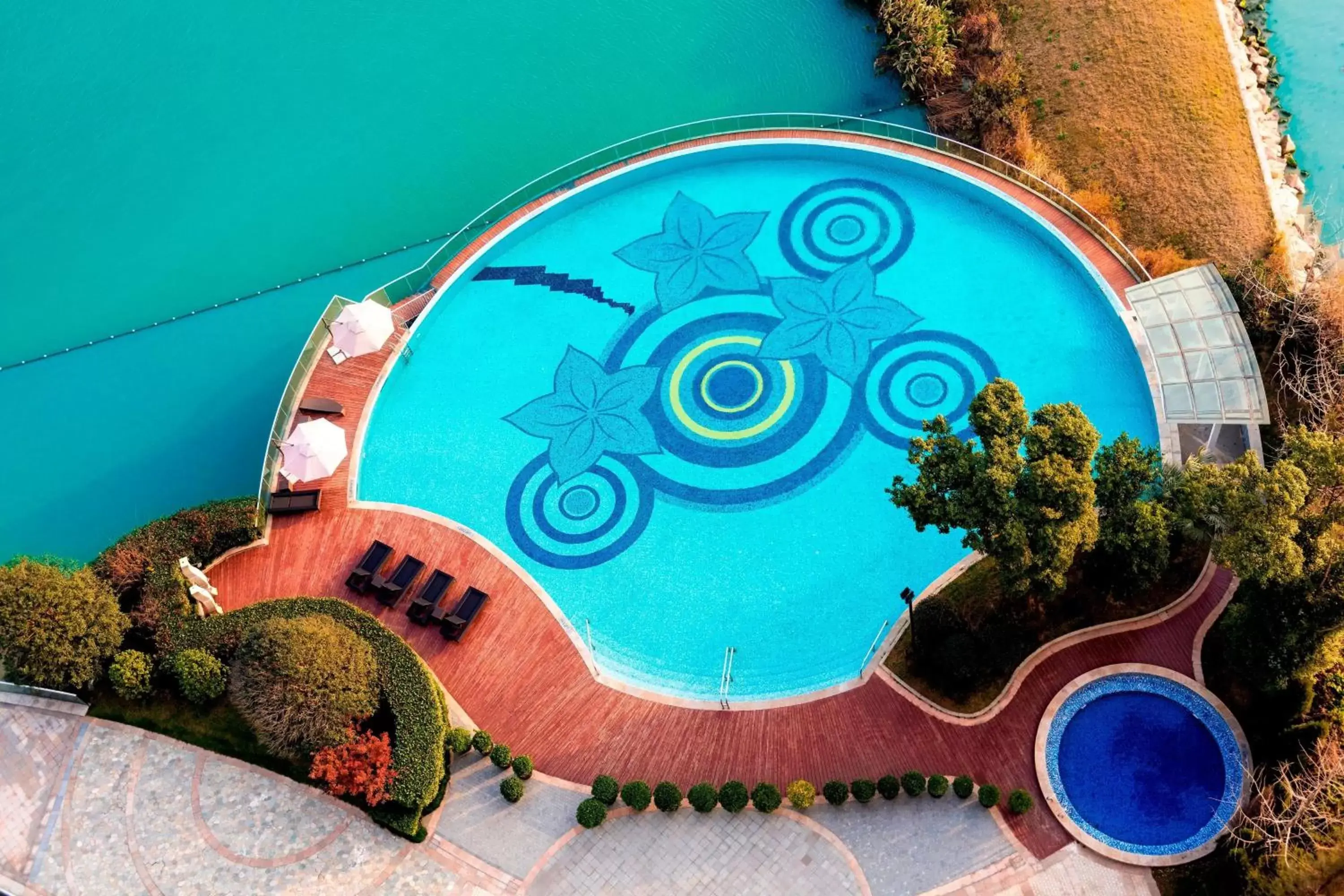 Swimming pool, Pool View in Sheraton Huzhou Taihu Lake Hot Spring Resort & Spa