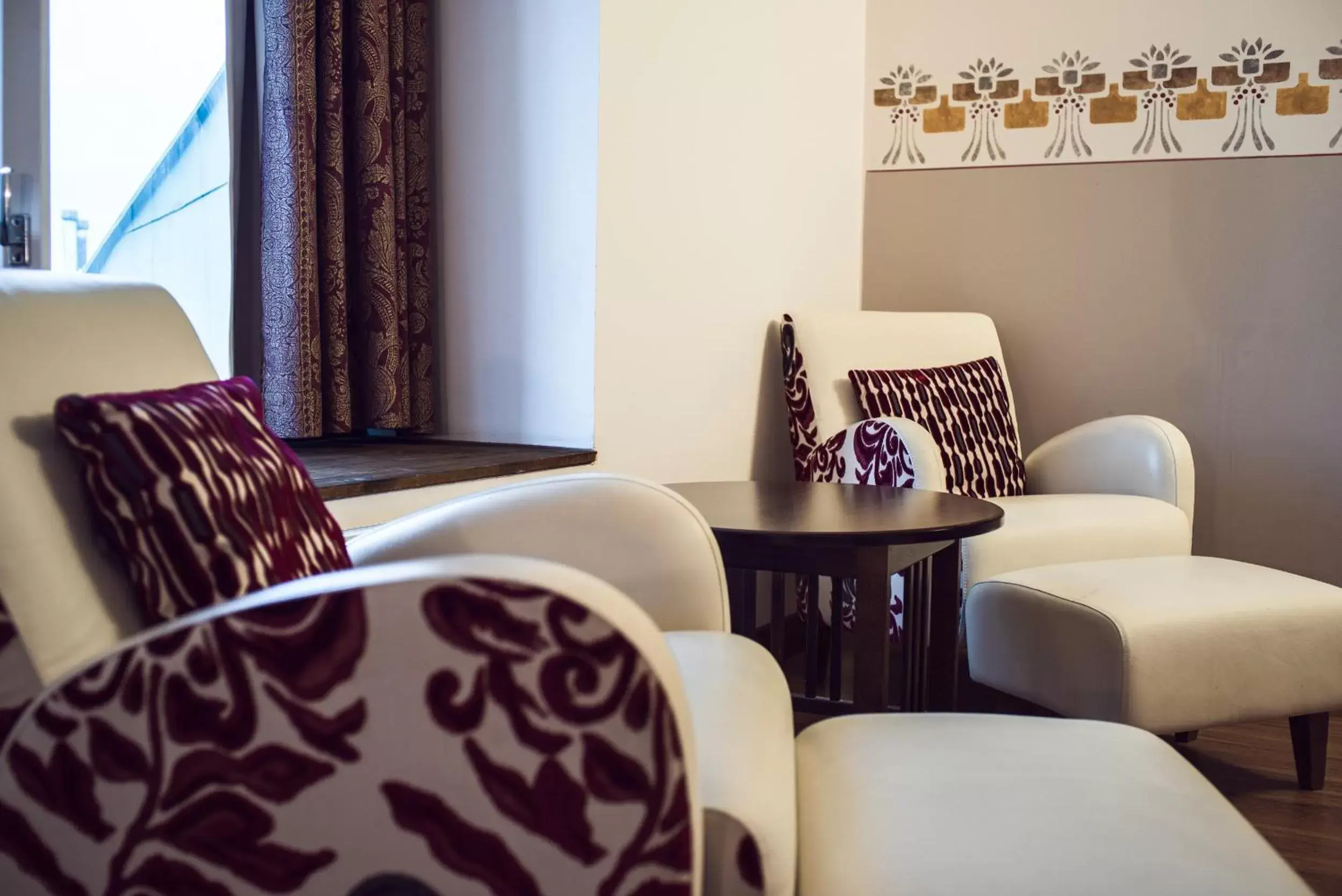 Decorative detail, Seating Area in Hotel Arthur