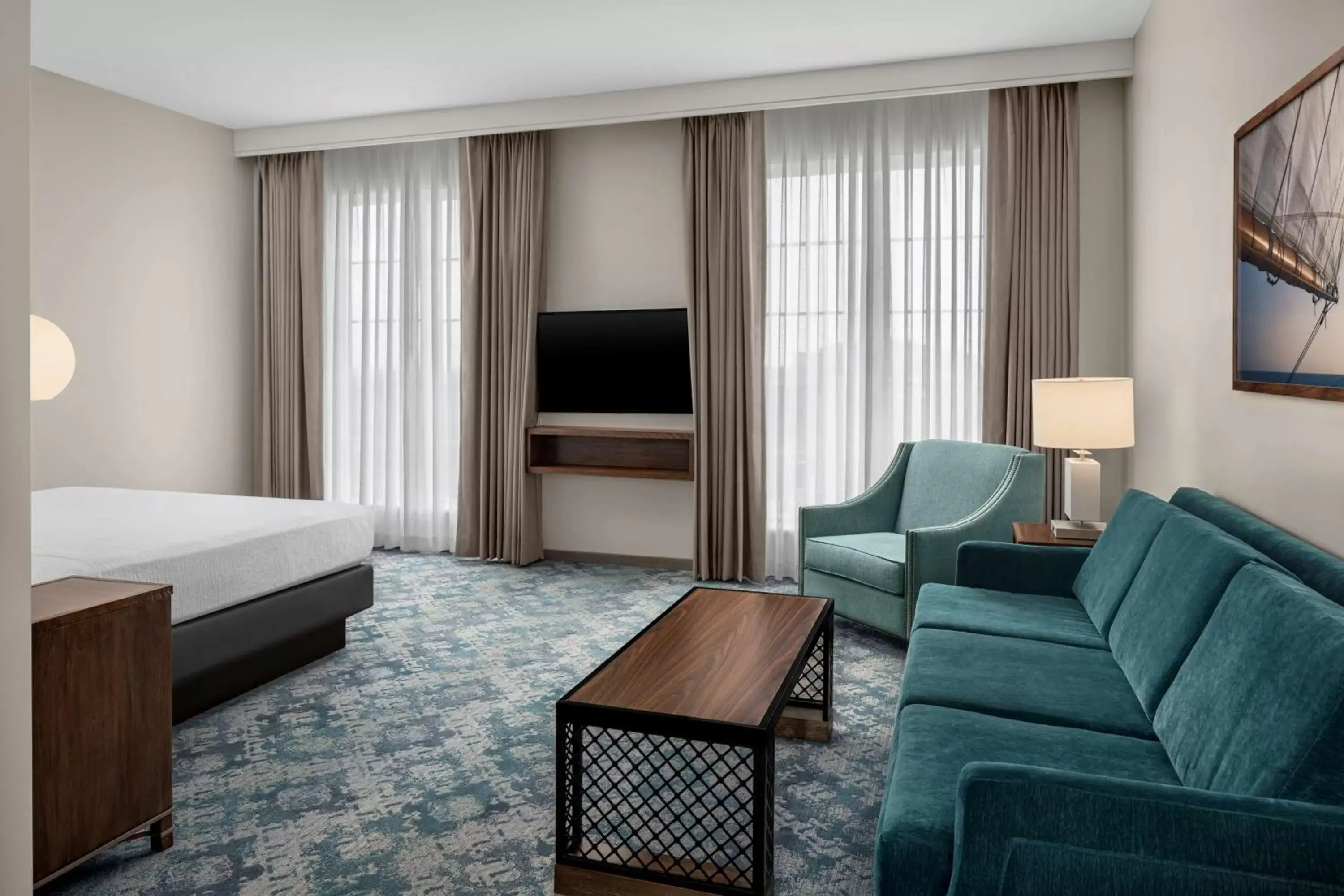 Living room, Seating Area in Embassy Suites by Hilton Charleston Harbor Mt. Pleasant