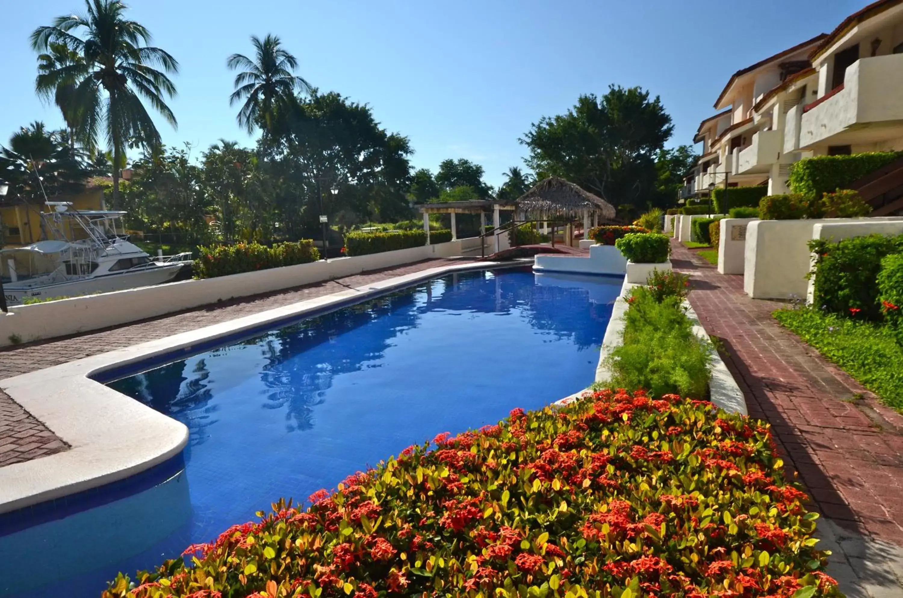 Garden, Swimming Pool in Cabo Blanco Hotel and Marina