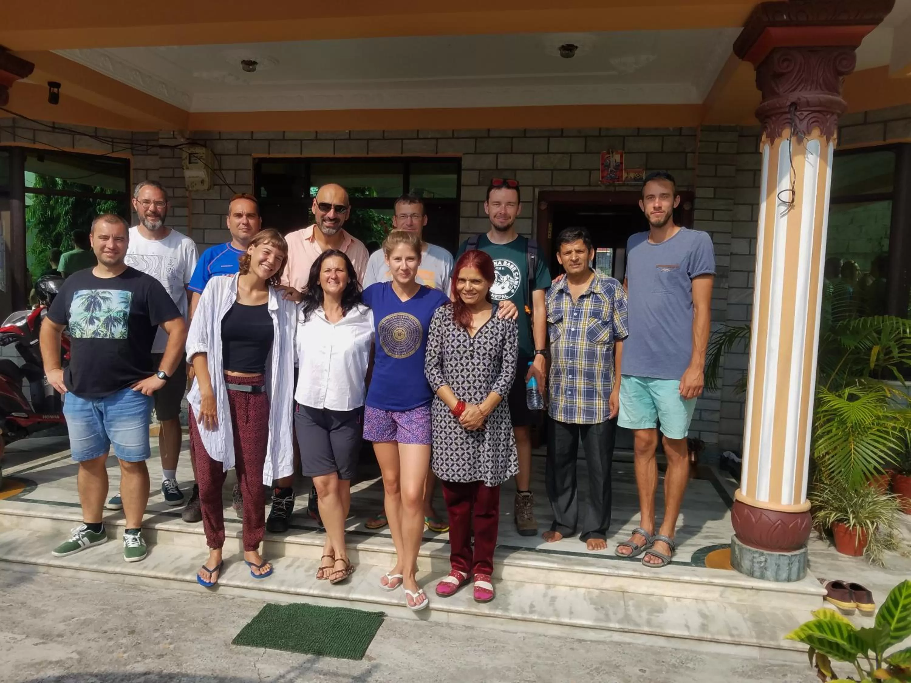 group of guests in Hotel Diplomat