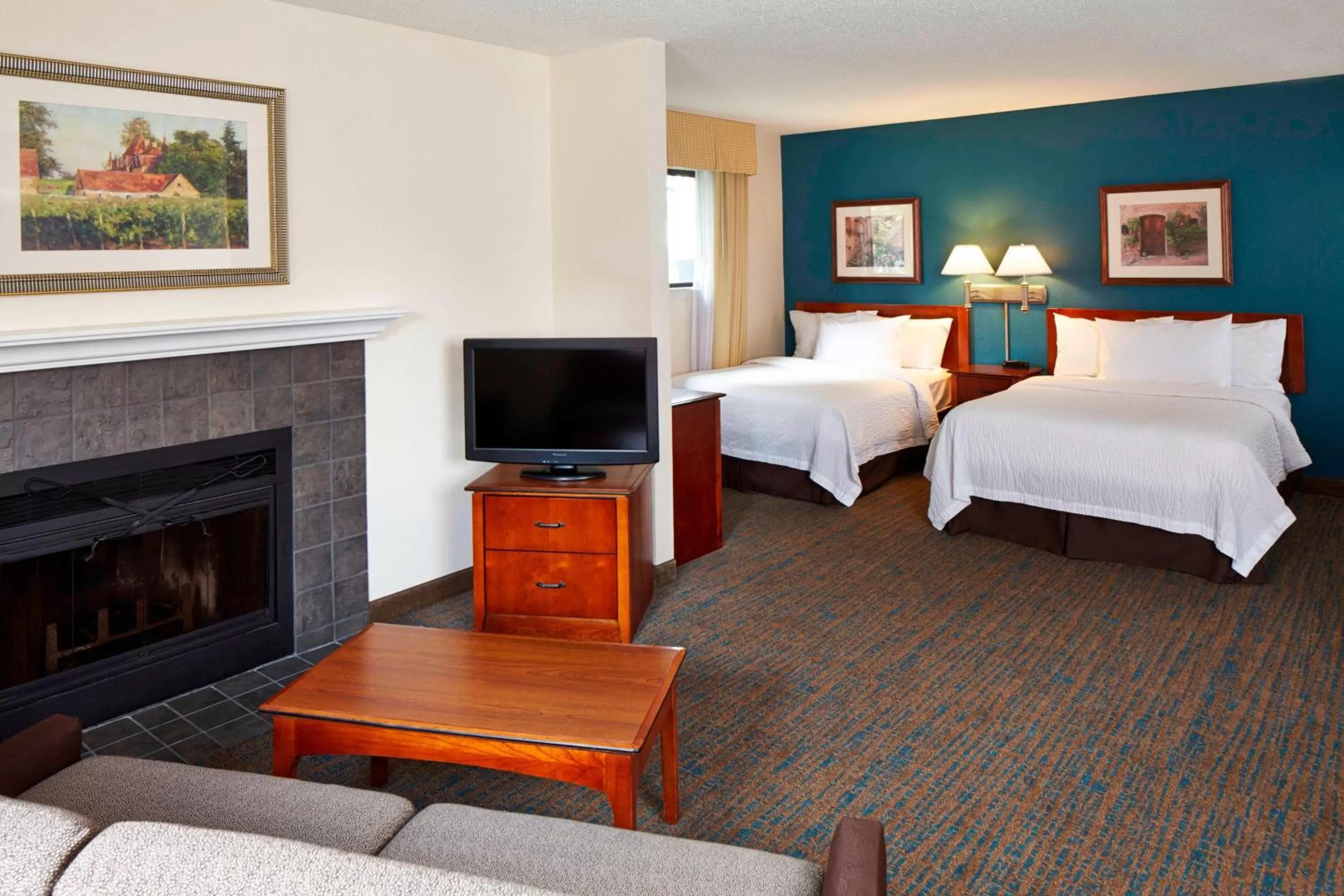 Photo of the whole room, Bed in Residence Inn Minneapolis Eden Prairie