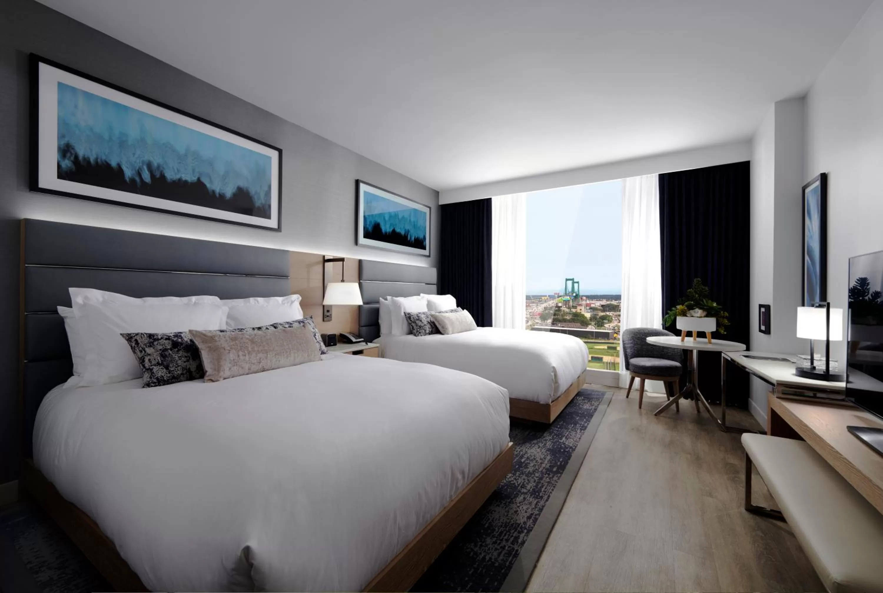 Bedroom, Bed in Live! Casino & Hotel - Philadelphia