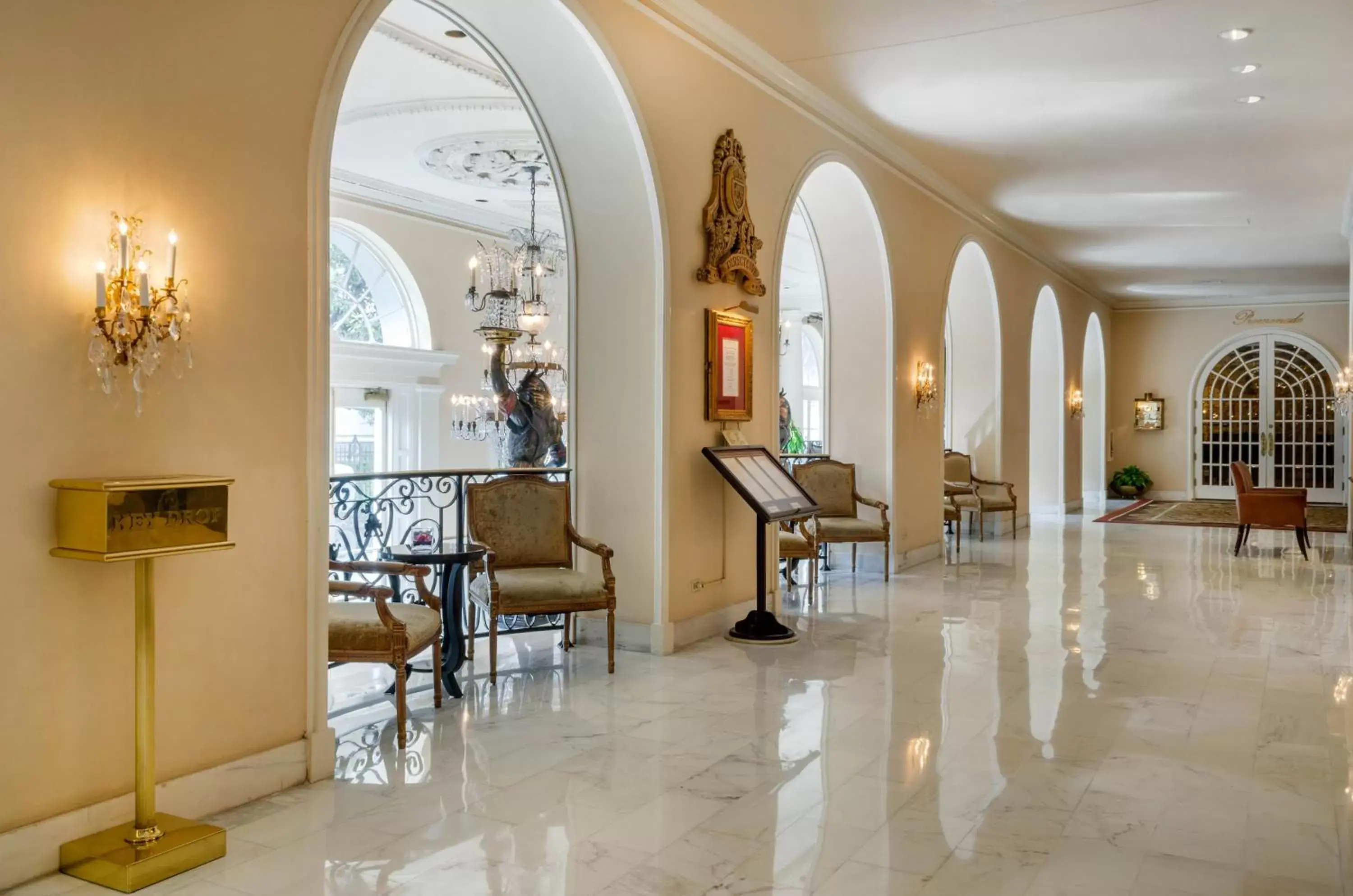 Lobby or reception, Restaurant/Places to Eat in Omni Royal Orleans Hotel