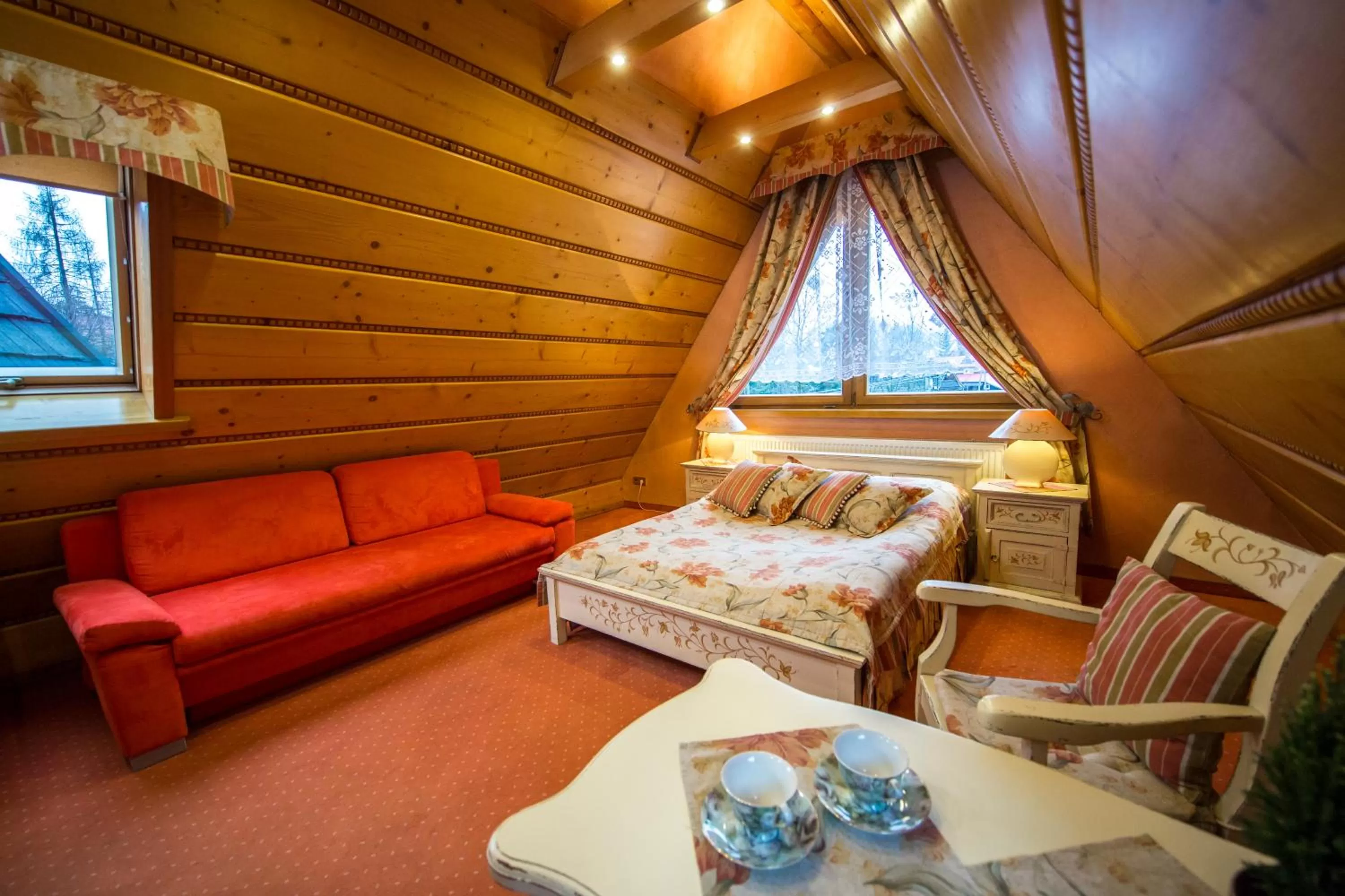 Bedroom, Bed in Leśny Dworek Zakopane