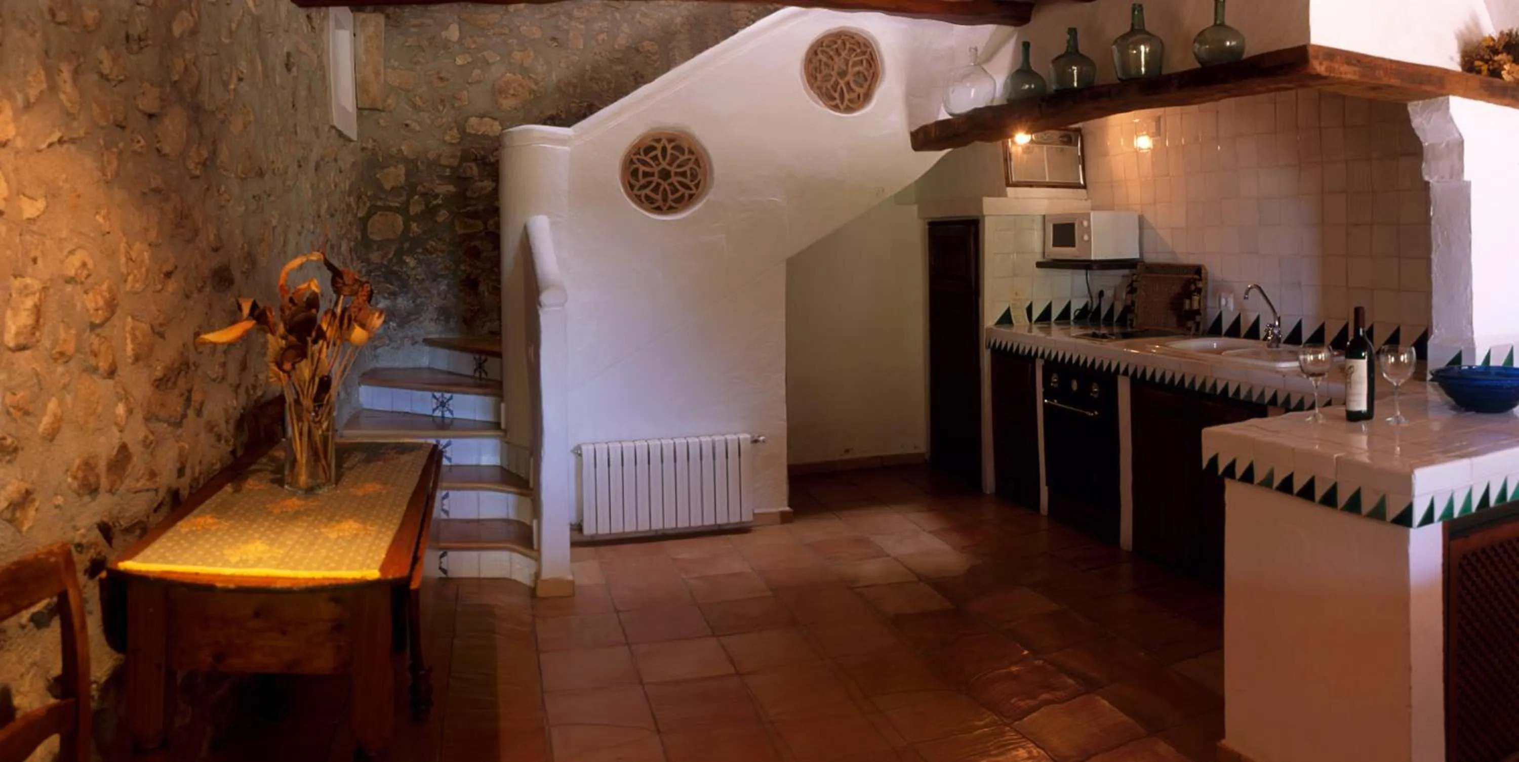 Kitchen or kitchenette in Agroturismo Son Siurana