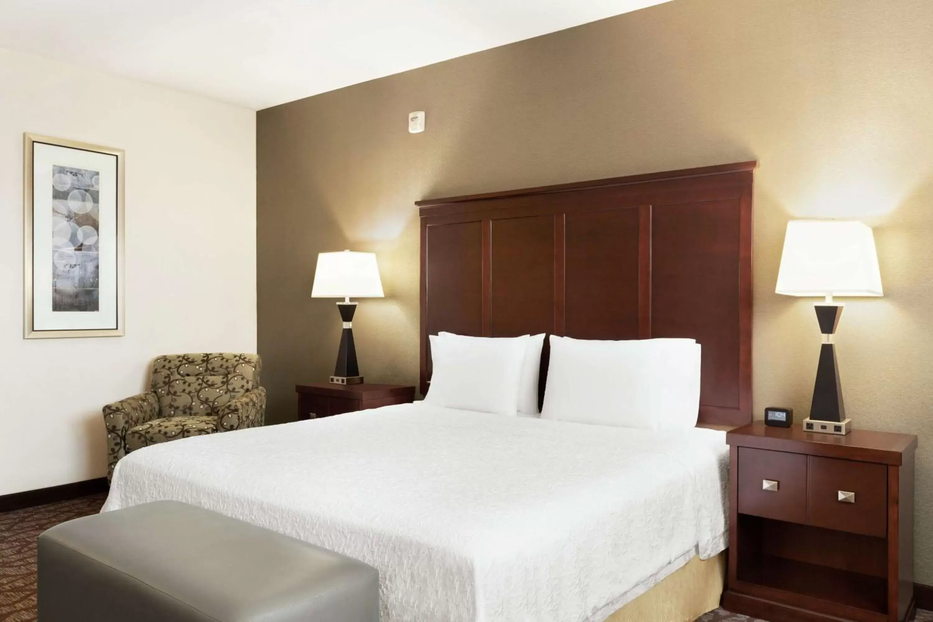 Living room, Bed in Hampton Inn and Suites Houston Pasadena