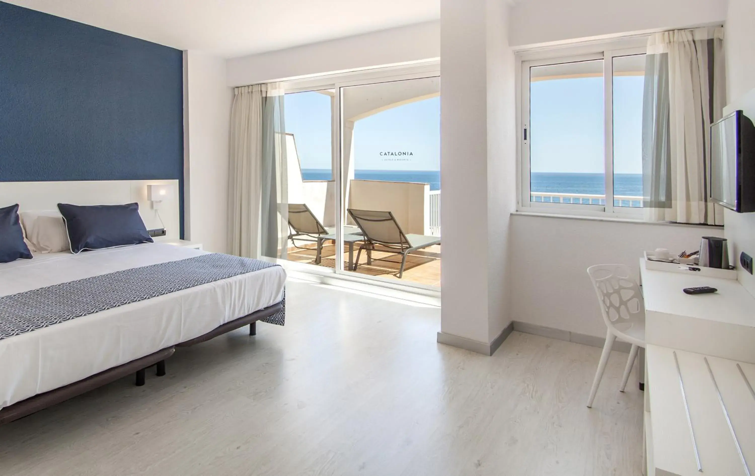Bedroom, Sea View in Catalonia del Mar - Adults Only