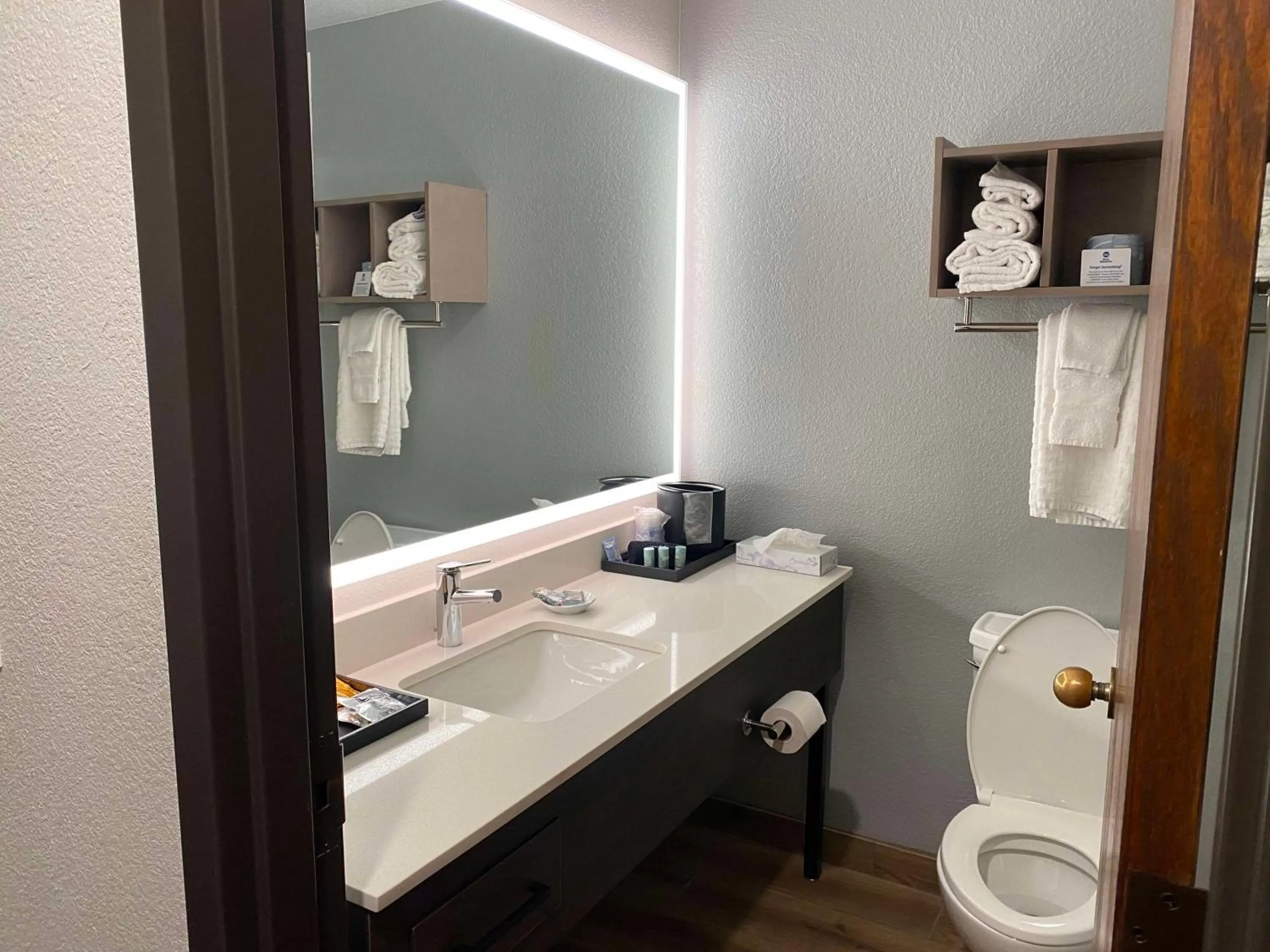 Bathroom in Best Western Lake Lucille Inn