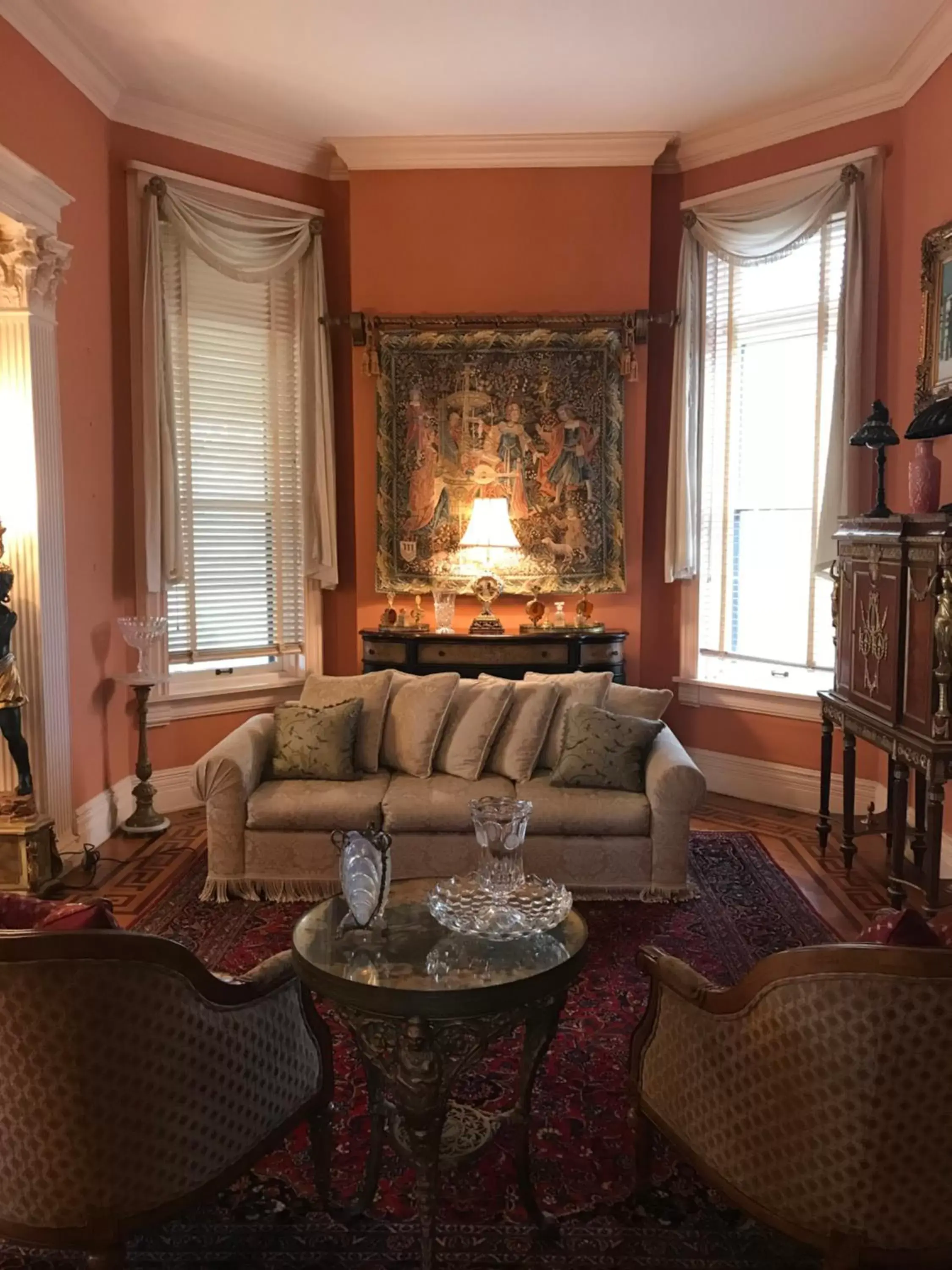 Property building, Seating Area in Burke Mansion