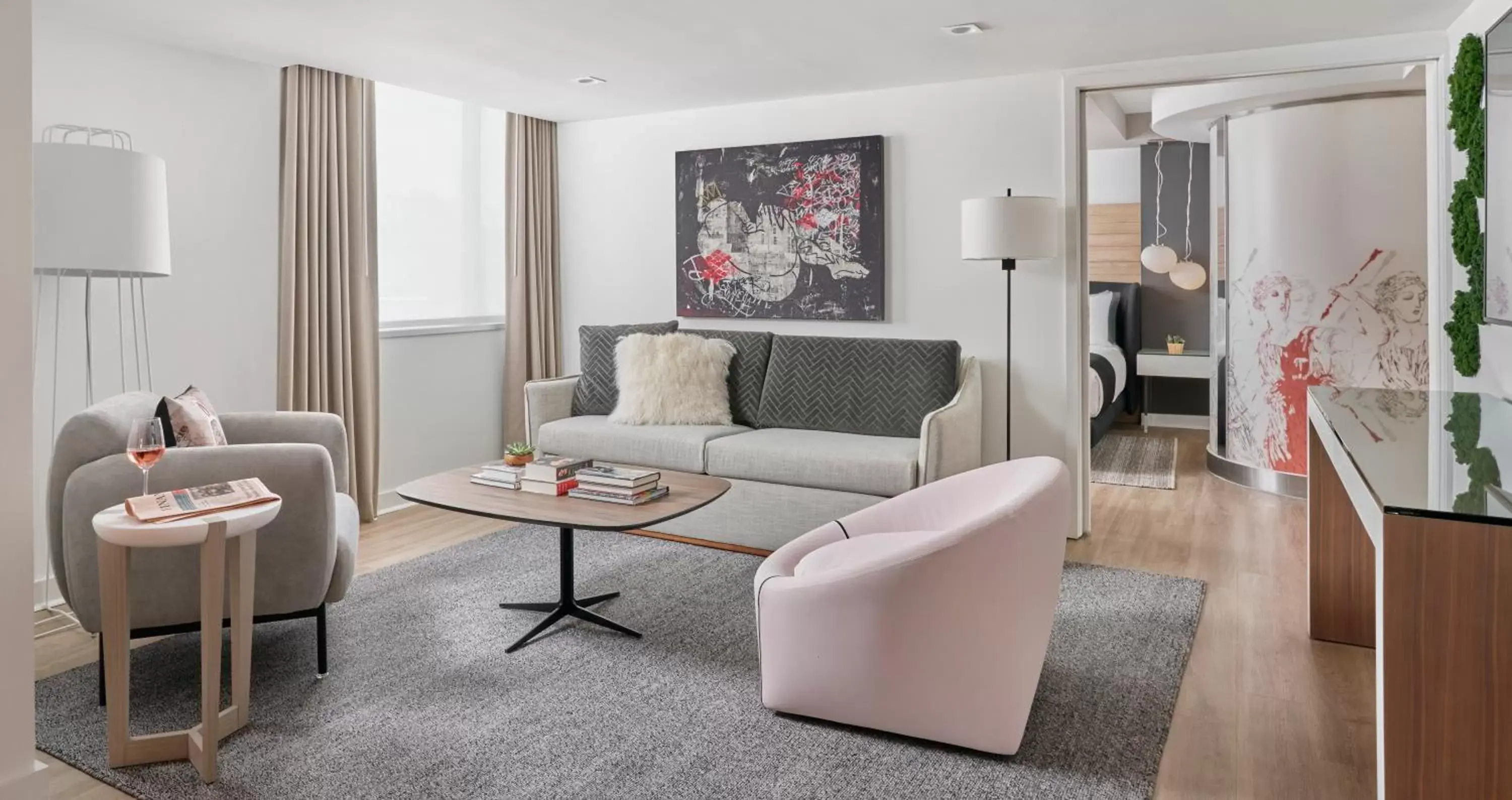 Living room, Seating Area in Hotel Zena, a Viceroy Urban Retreat