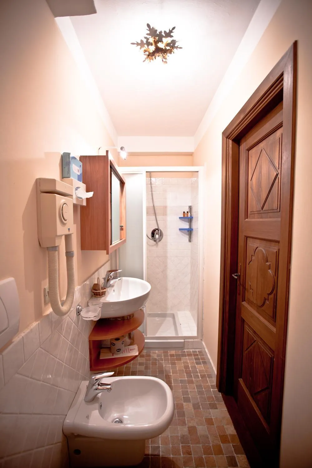 Shower in Hotel Courmayeur