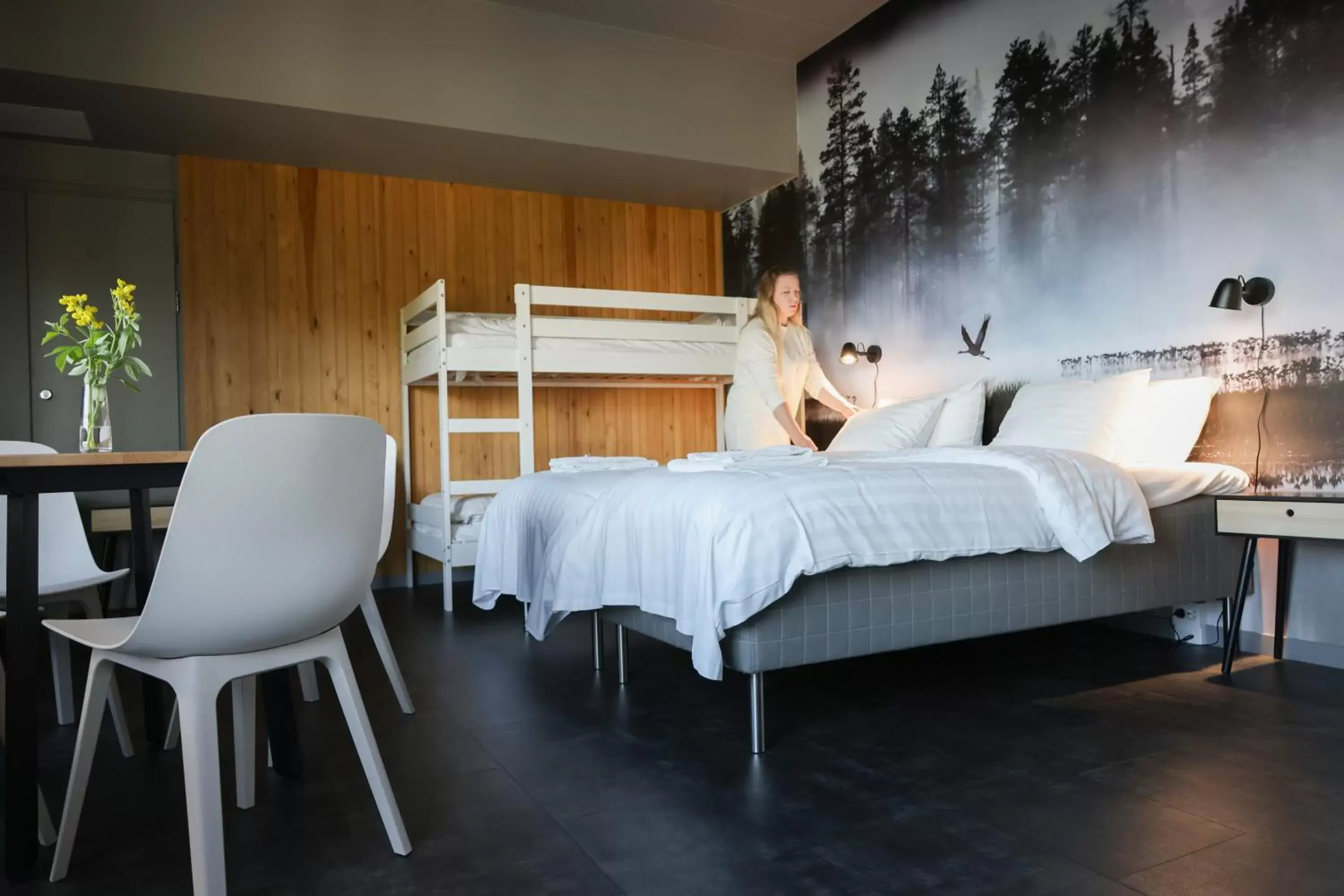 Standard Family Room for six - single occupancy in Park Hotel Liminka Standard Family Room for six - single occupancy in Park Hotel Liminka