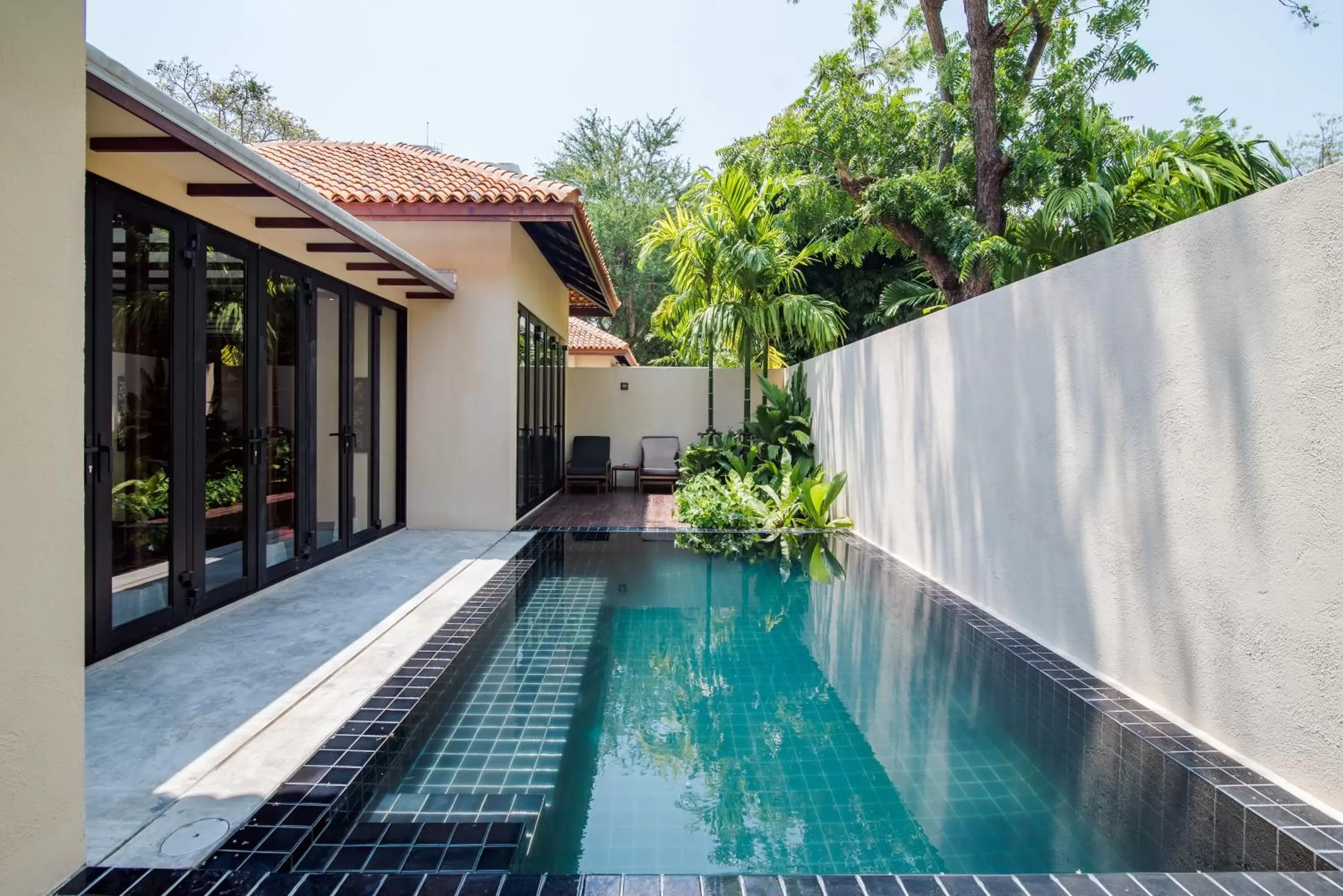 Balcony/Terrace, Swimming Pool in Anantasila Villa by the sea, Hua Hin - SHA Extra Plus