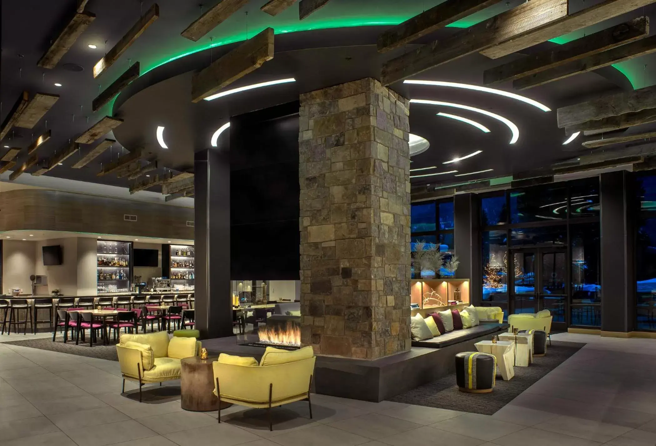 Restaurant/places to eat, Lounge/Bar in Limelight Hotel Ketchum