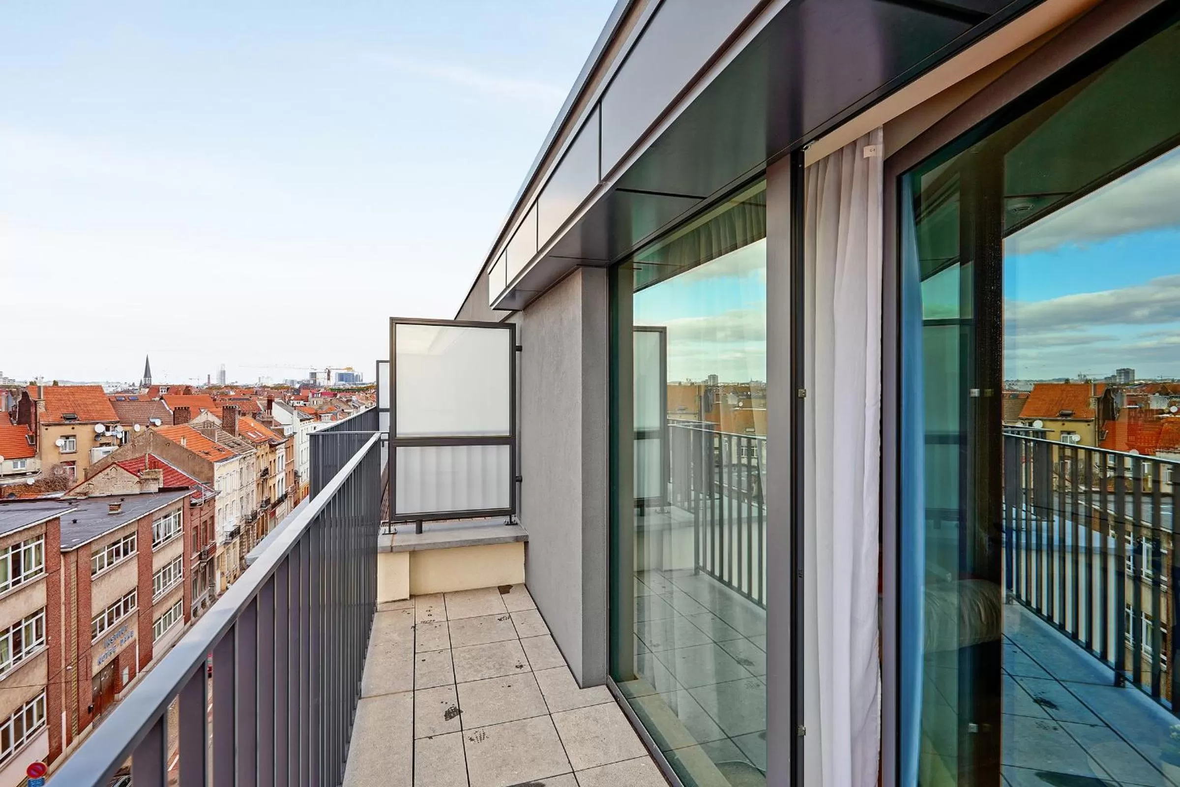 Balcony/Terrace in Appart'City Confort Bruxelles Centre Gare du Midi