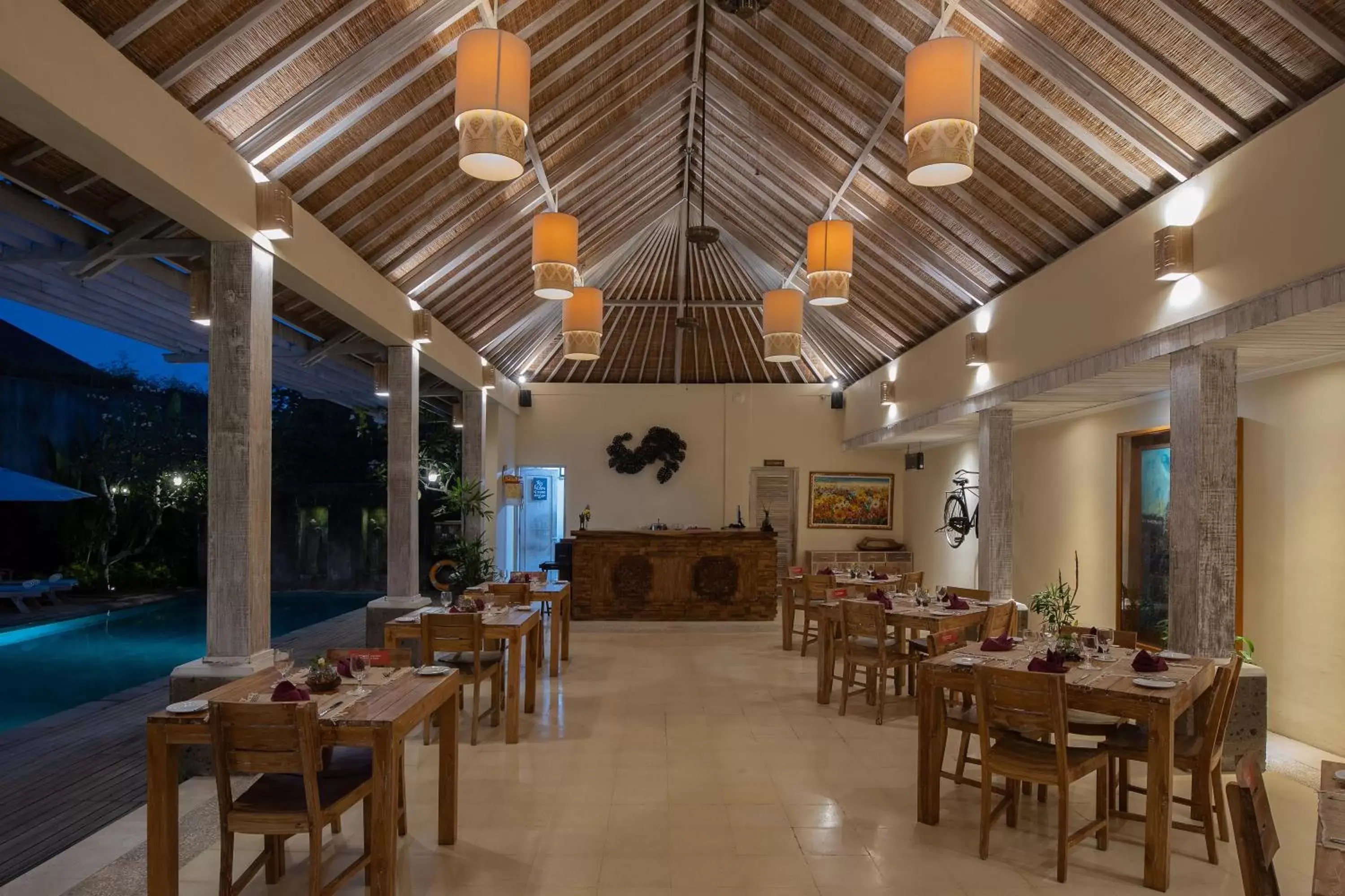 Restaurant/Places to Eat in La Berceuse Resort and Villa Nusa Dua by Taritiya Collection