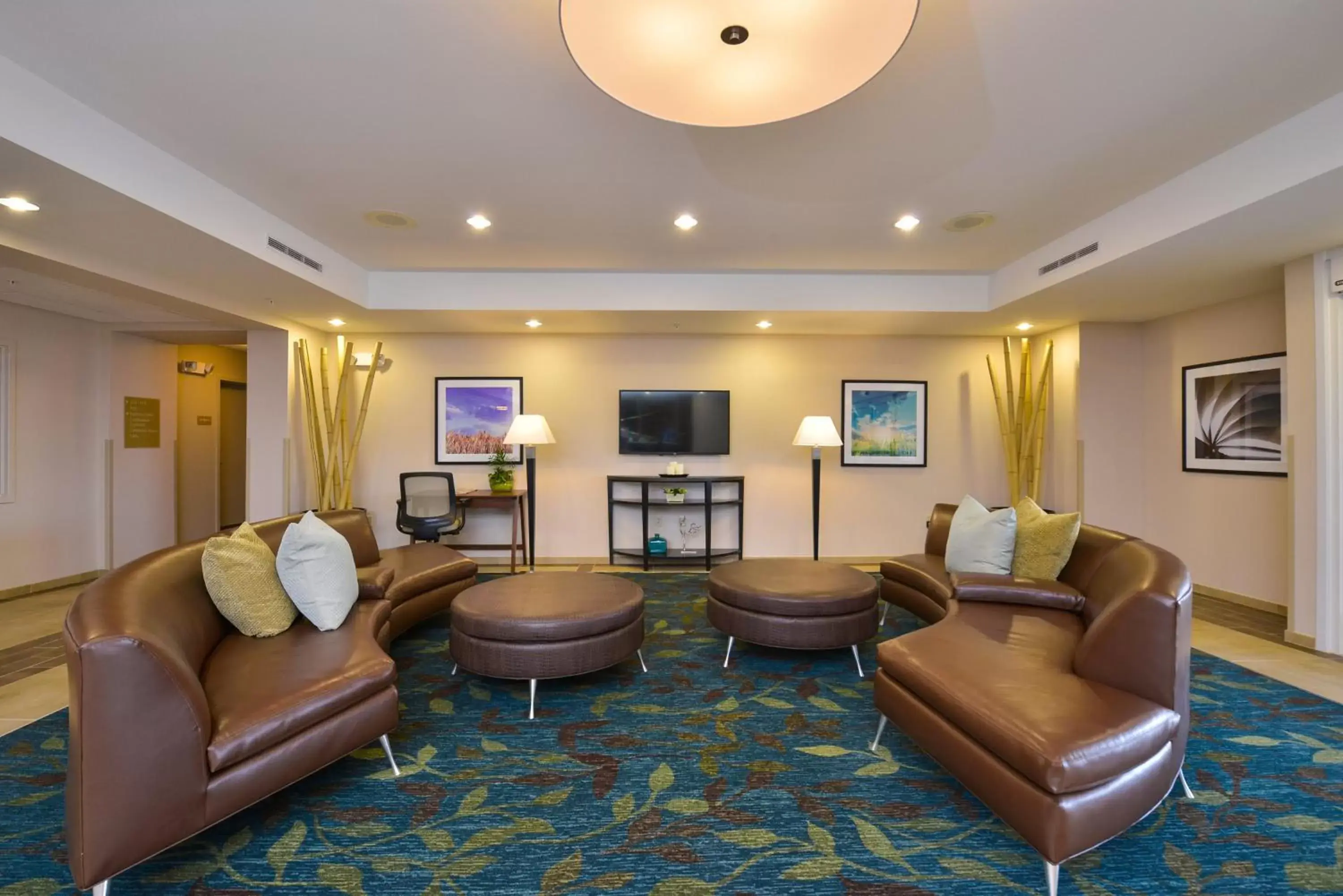 Property building, Seating Area in Candlewood Suites Harrisburg-Hershey, an IHG Hotel