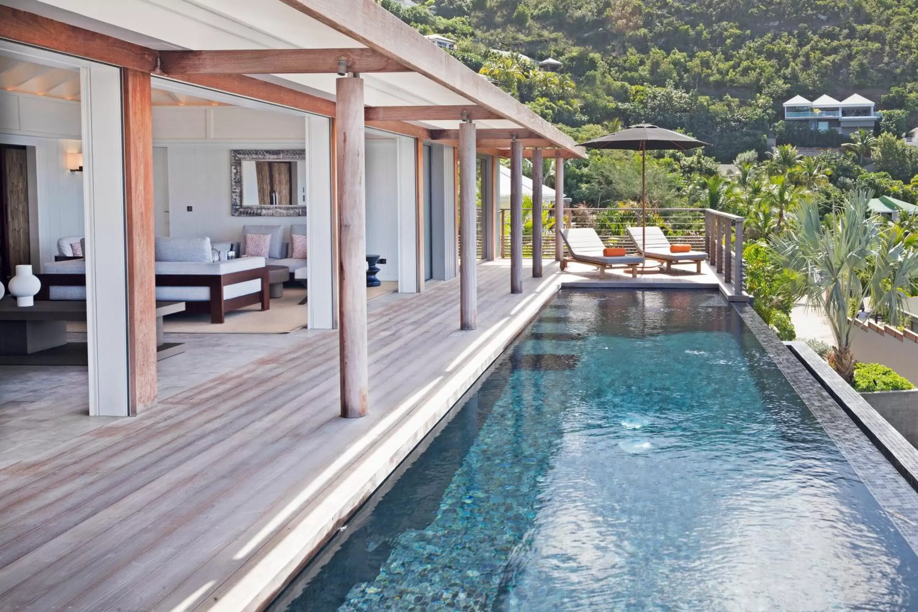 Balcony/Terrace, Swimming Pool in Hotel Christopher Saint Barth