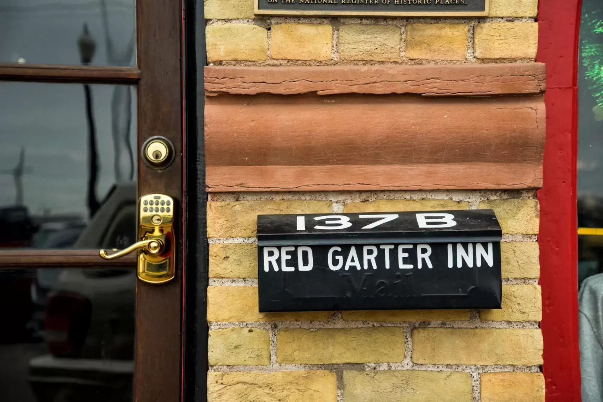 Property logo or sign in Red Garter Inn