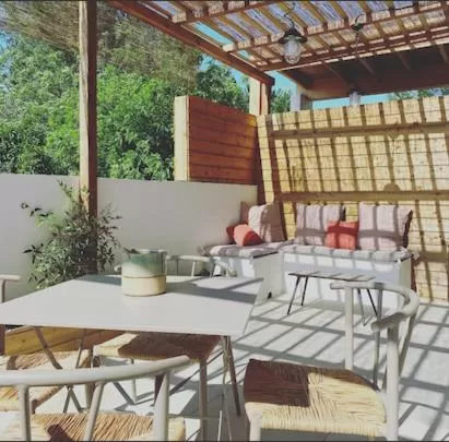 Patio in le pool house