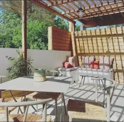 Patio in le pool house