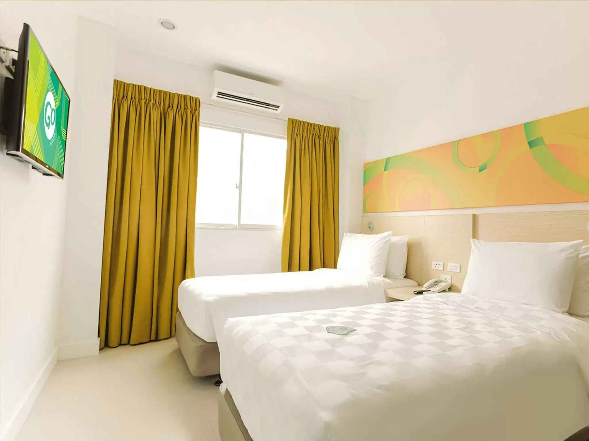 Bed in Go Hotels Timog