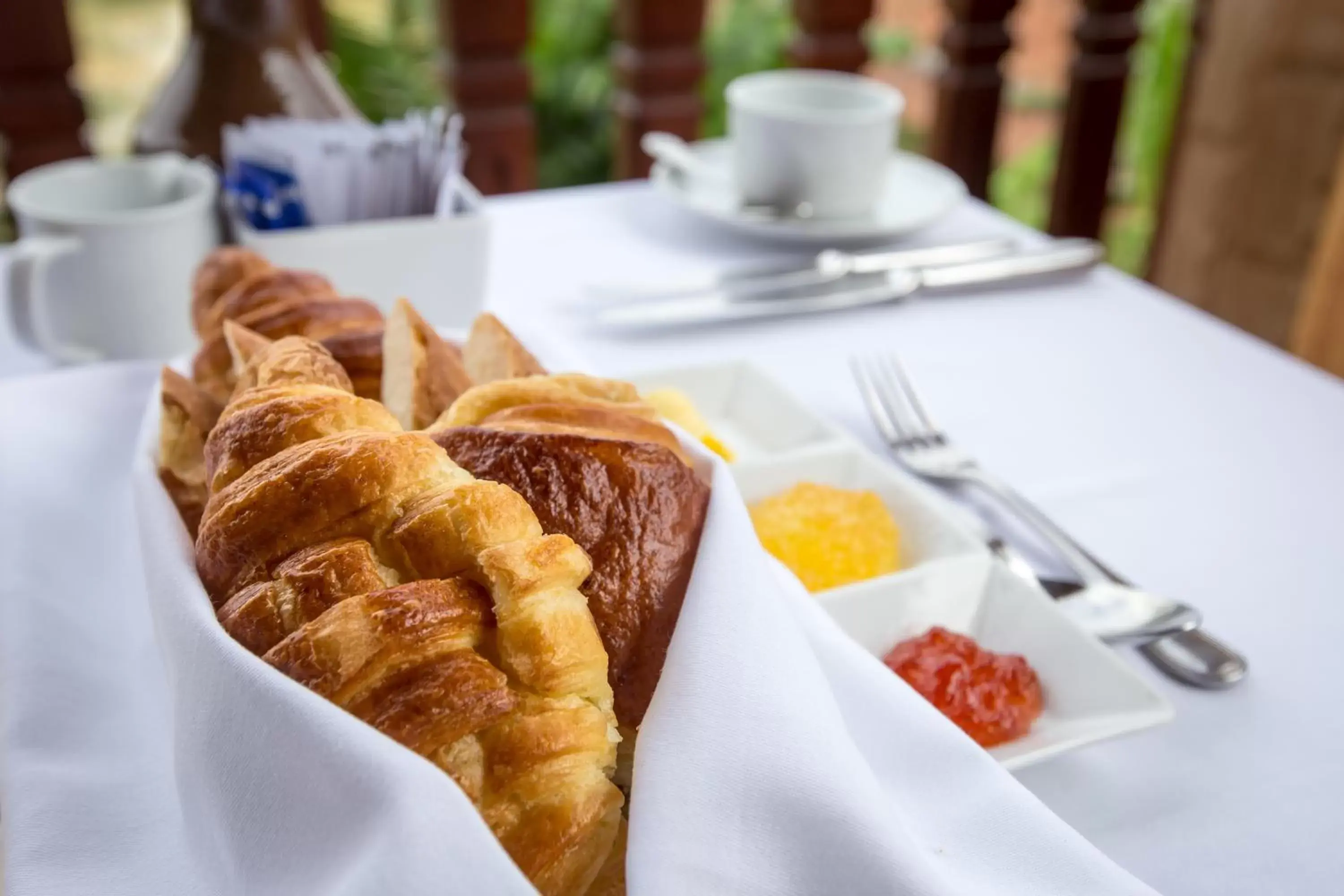 Asian breakfast in Model Residence & Spa