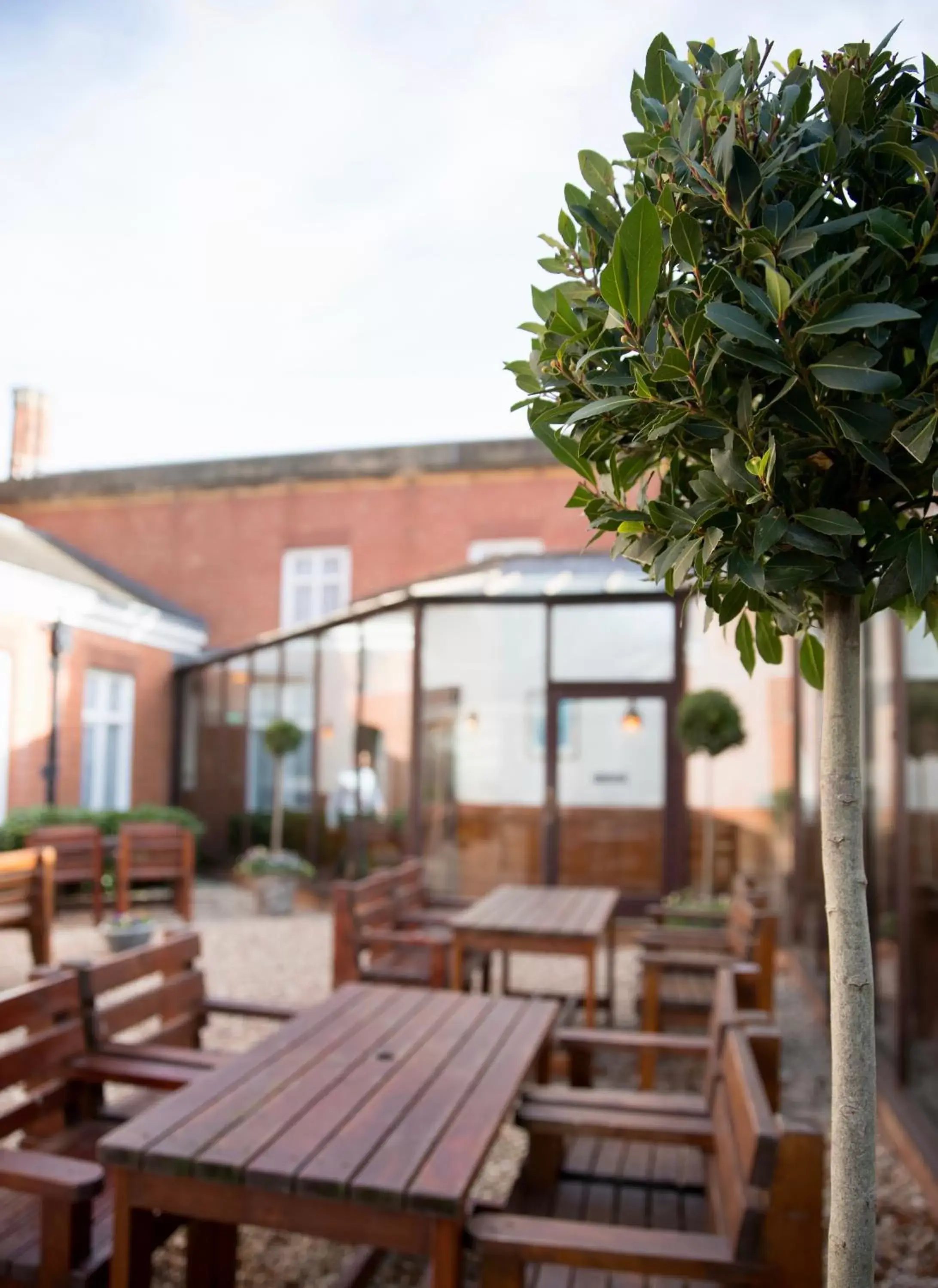 Patio, Restaurant/Places to Eat in Bosworth Hall Hotel & Spa