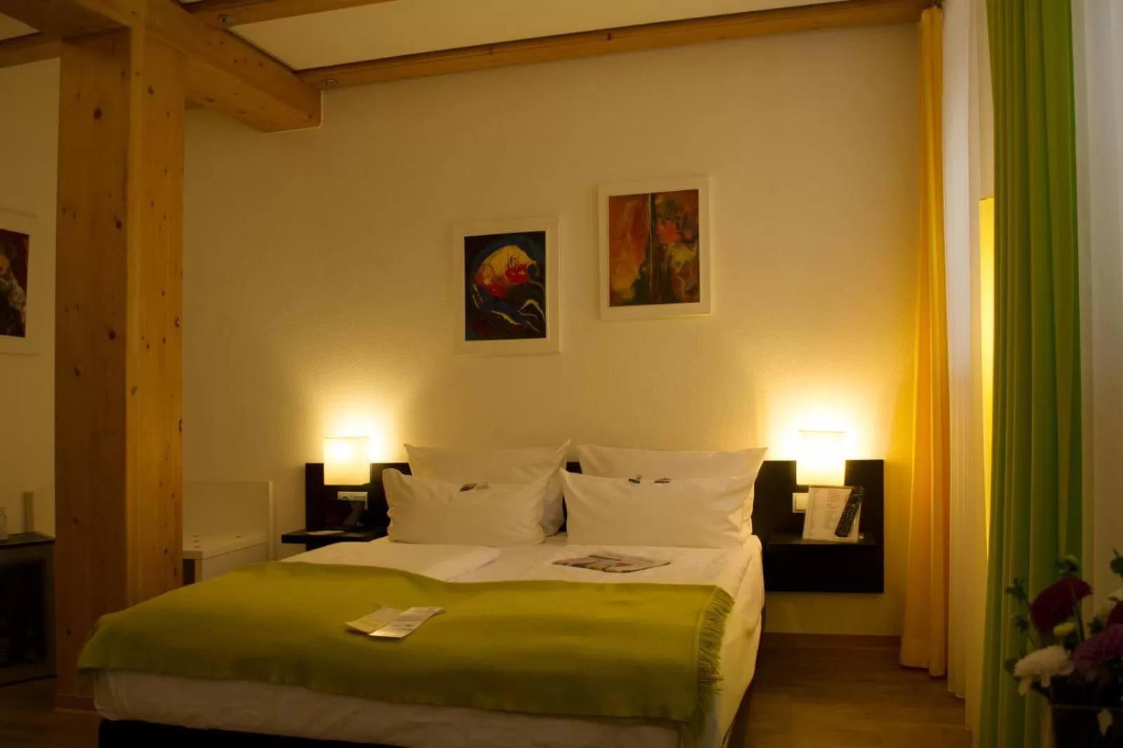 Bed in Altstadthotel Arte
