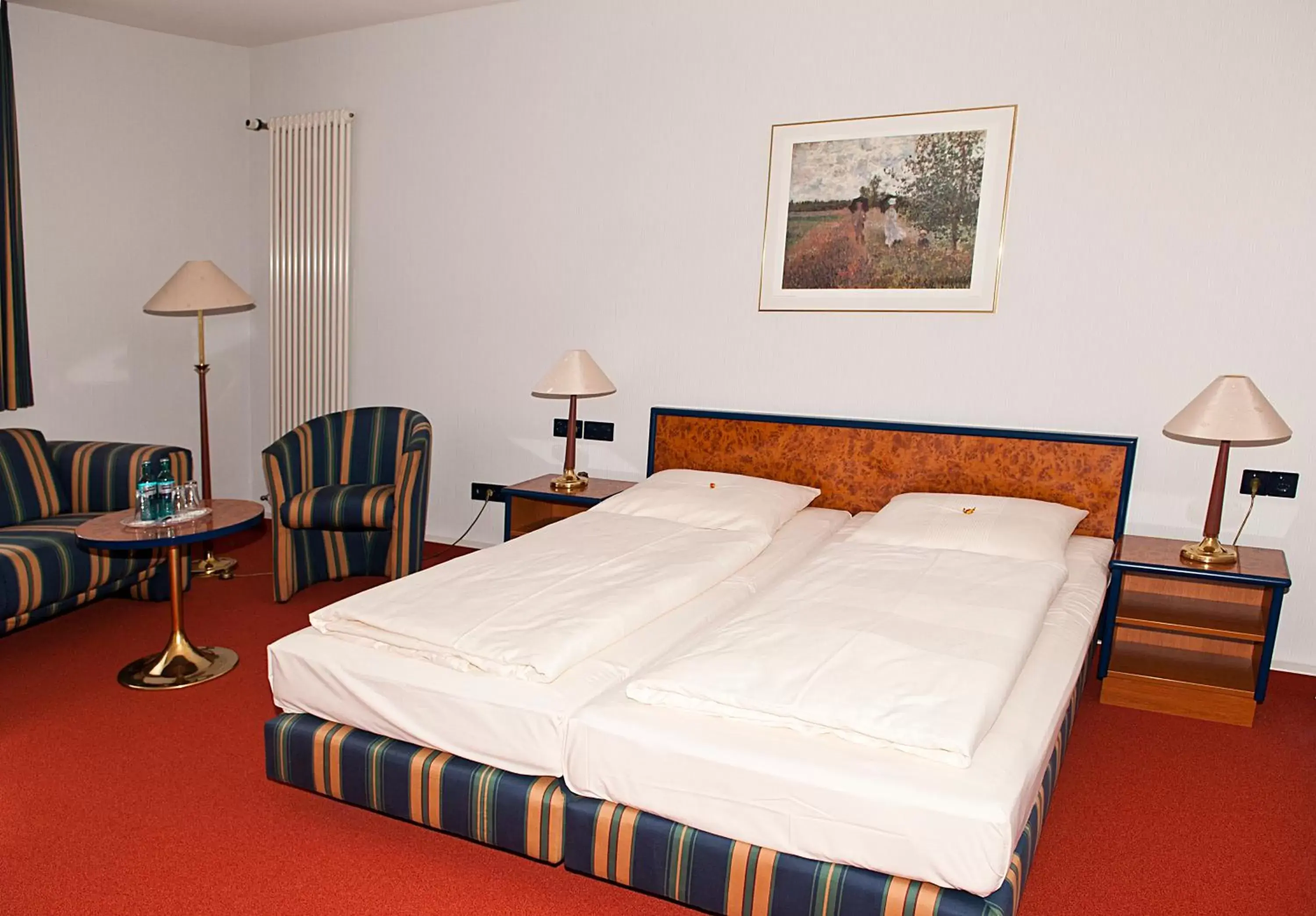 Bed in Hotel Falkenstein