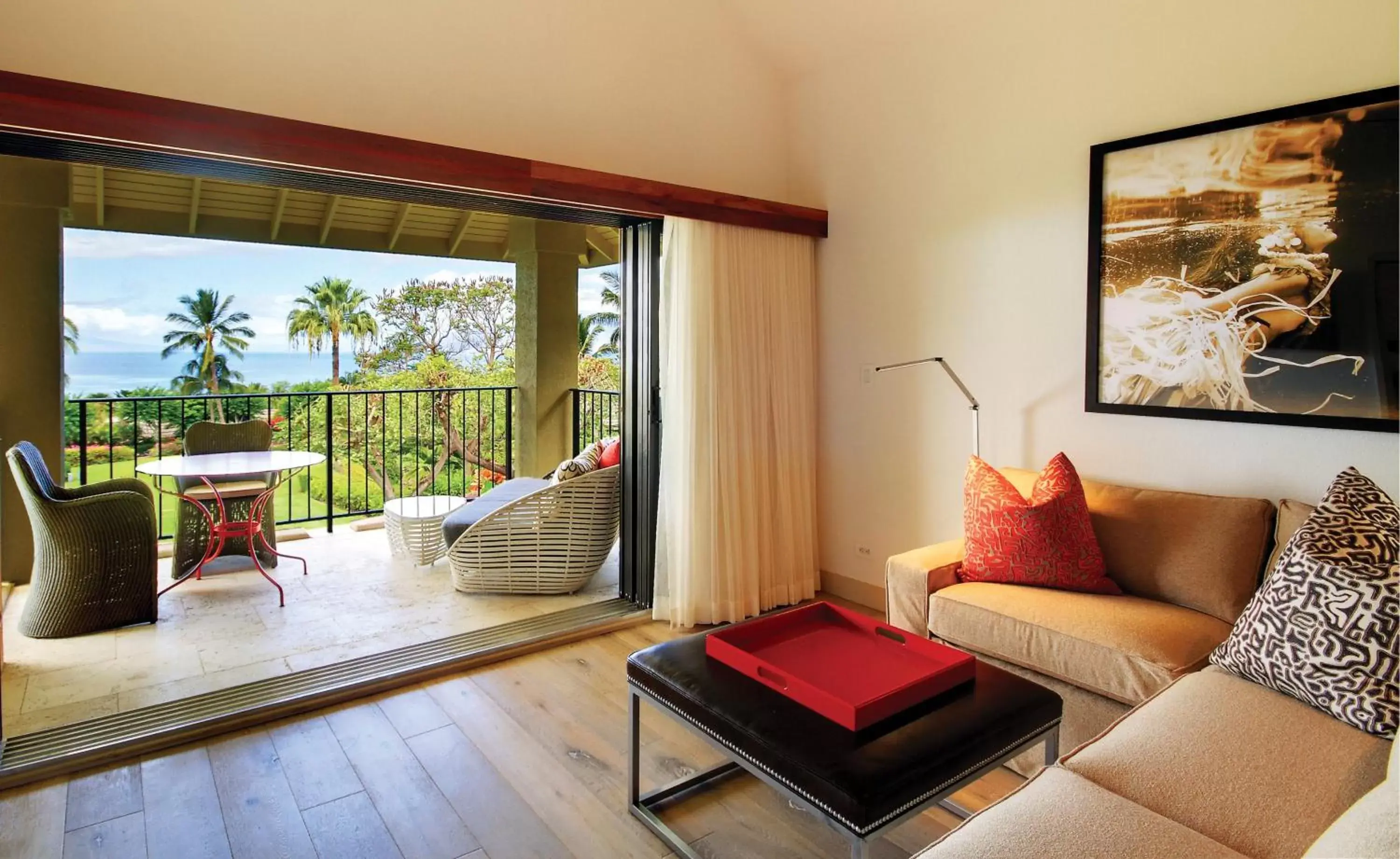 Balcony/Terrace, Seating Area in Hotel Wailea, Relais & Châteaux - Adults Only