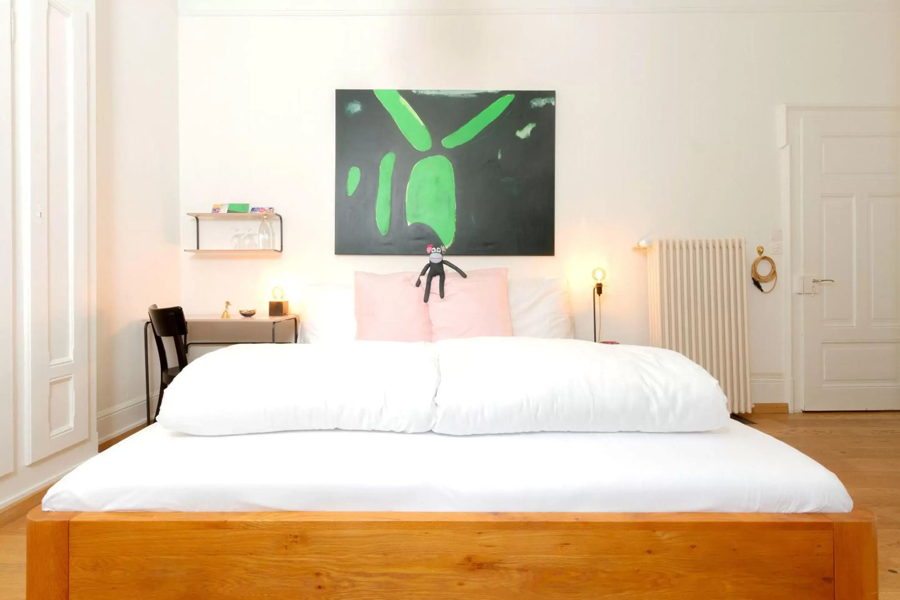 Bed in Hotel Beau Séjour Lucerne Bed in Hotel Beau Séjour Lucerne