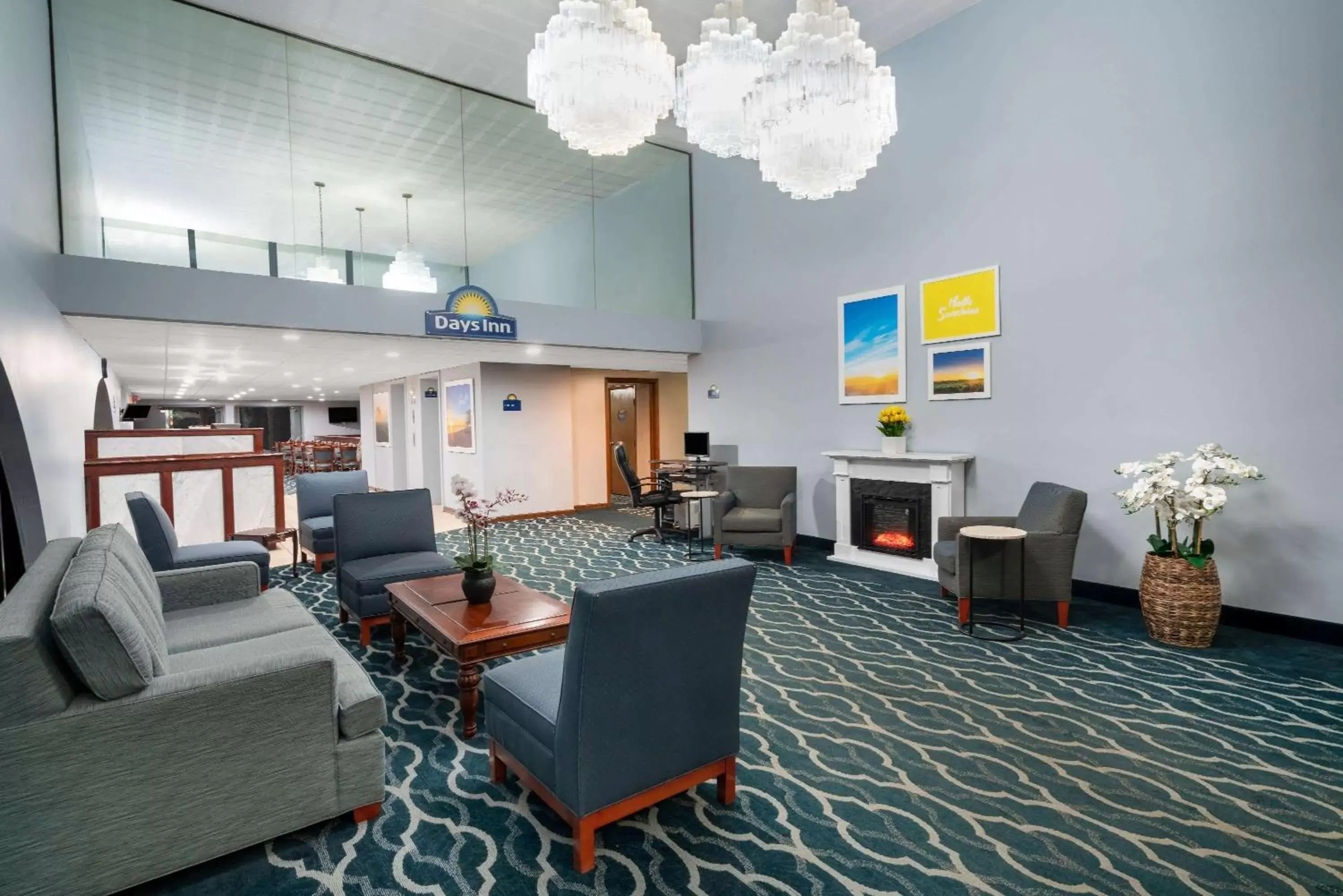 Lobby or reception in Days Inn by Wyndham Scranton PA