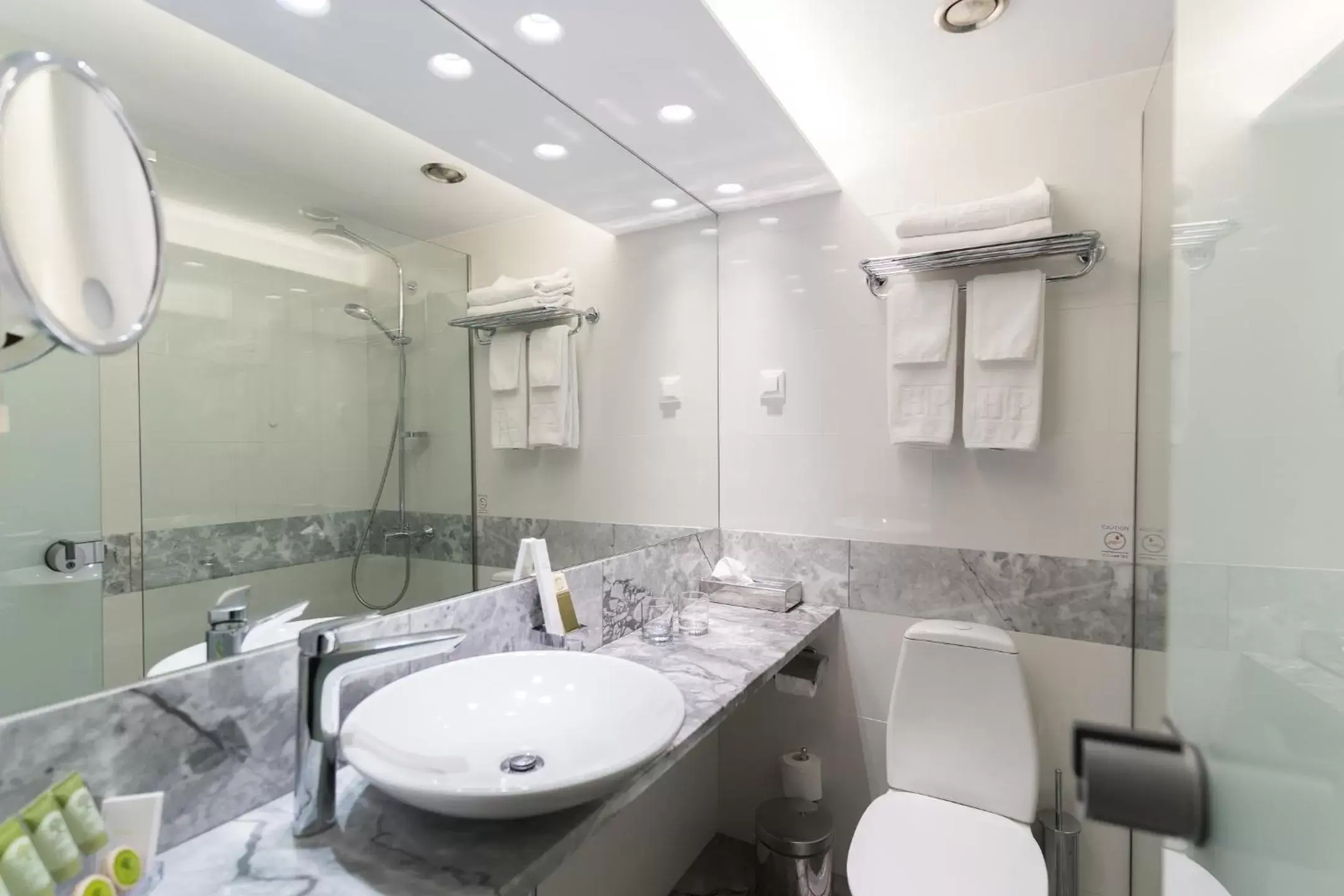 Bathroom in Herodion Hotel