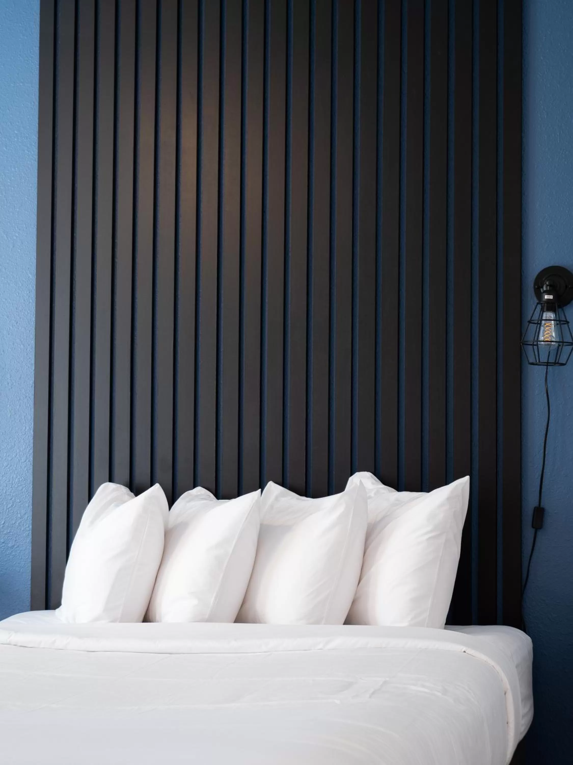 Bed in Balanced Rock Inn