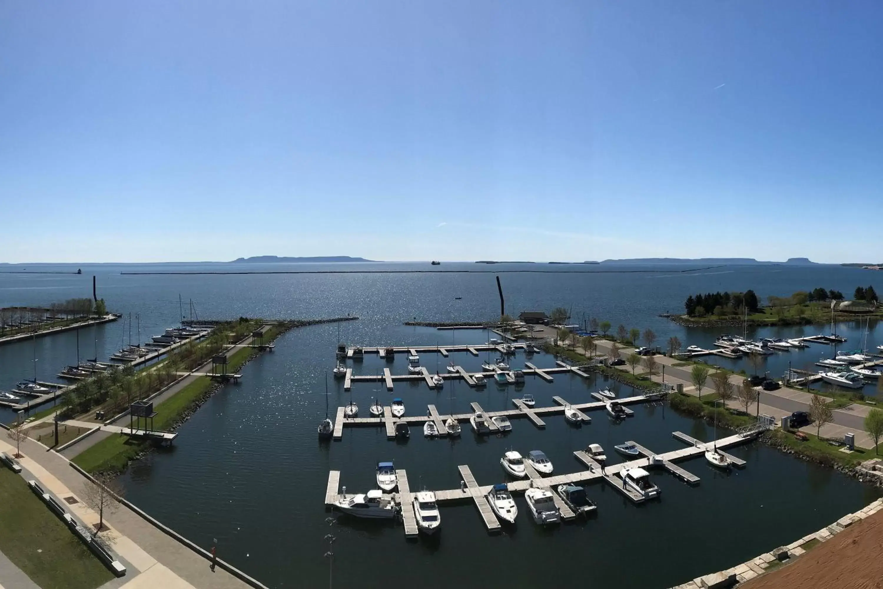 Property building, Bird's-eye View in Delta Hotels by Marriott Thunder Bay