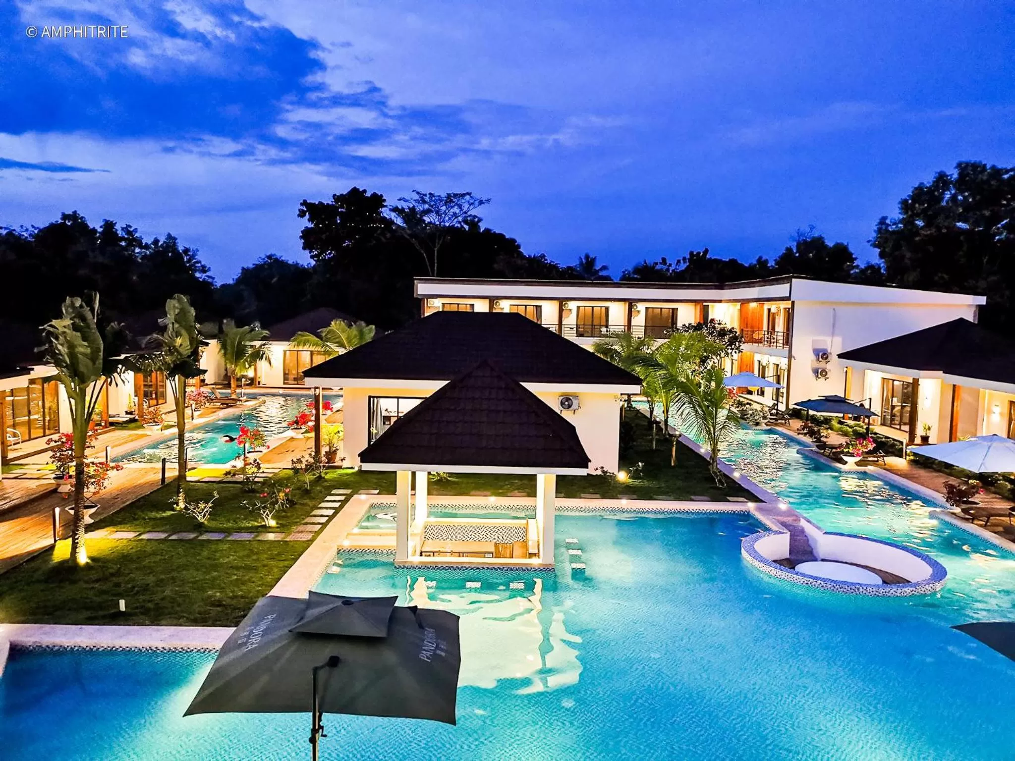 Swimming pool in Amphitrite Resort