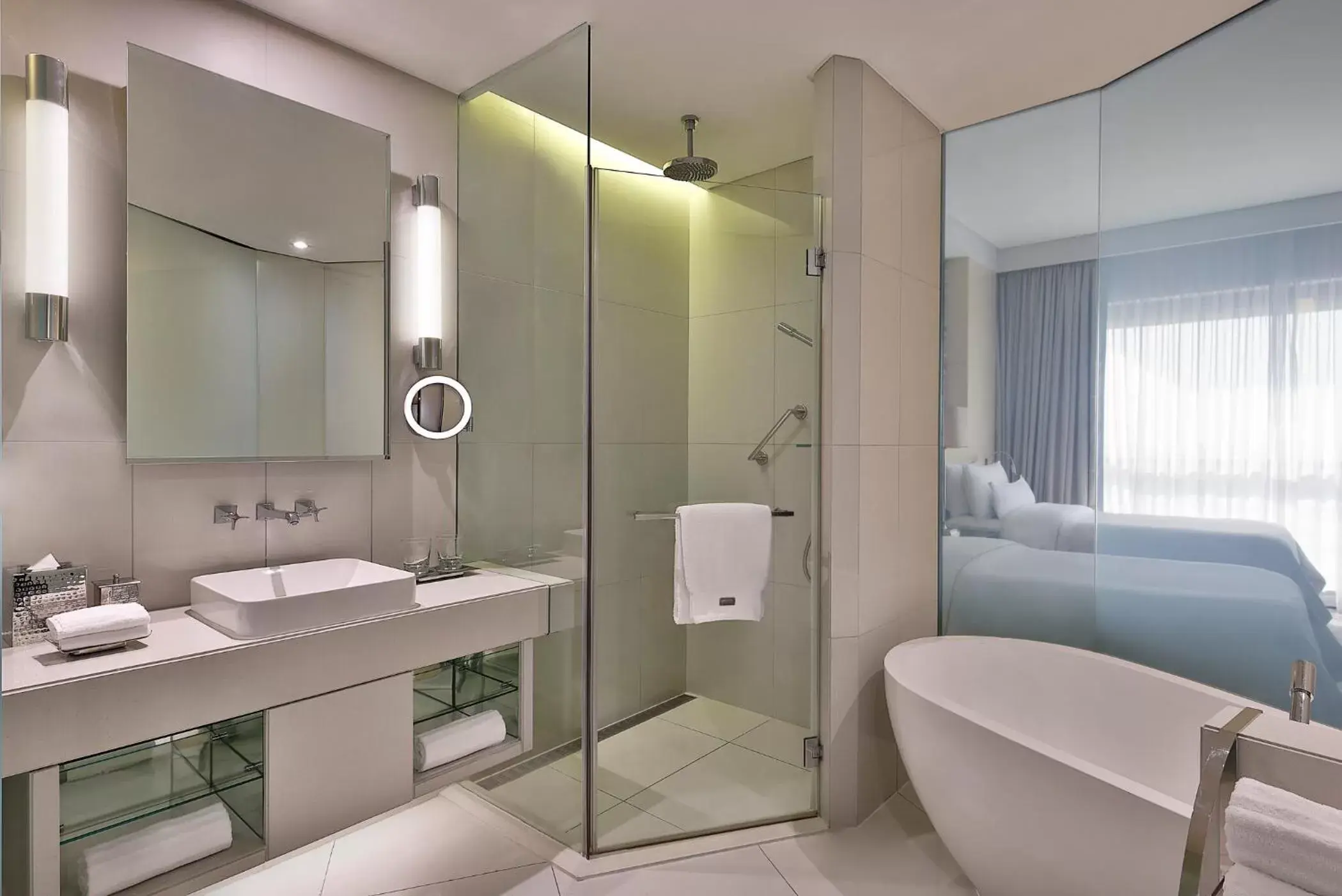 Bathroom in The Westin City Centre Bahrain