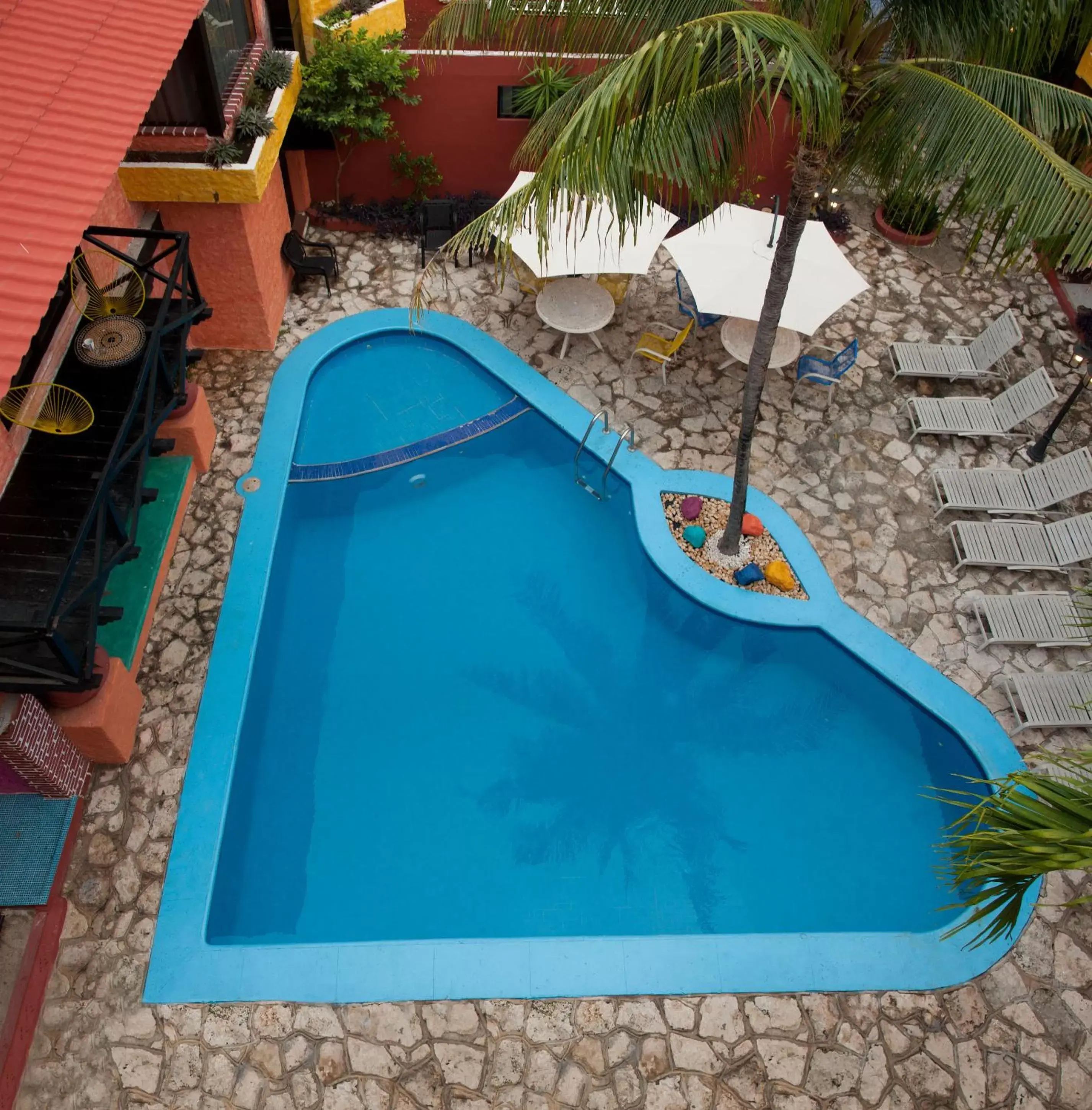 Patio, Pool View in Hacienda Maria Bonita Hotel