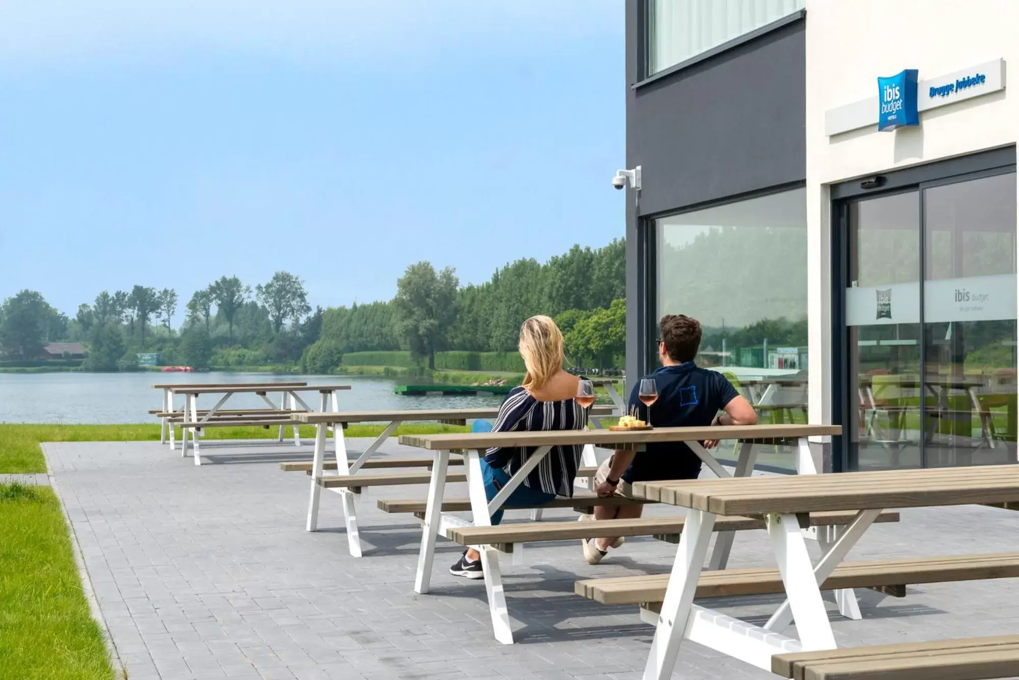 Balcony/Terrace in ibis budget Brugge Jabbeke