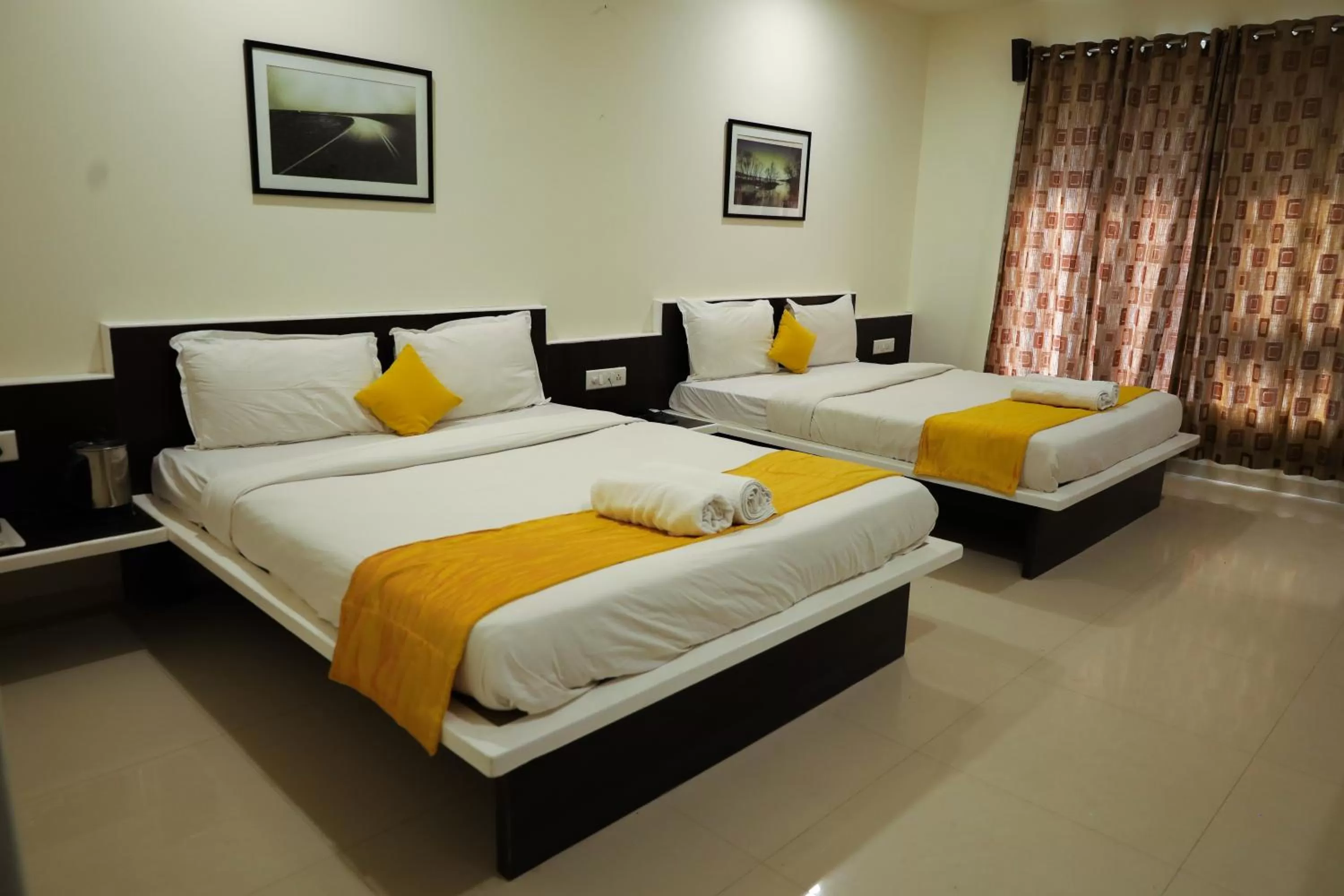Photo of the whole room, Bed in Hotel Sai Bansi