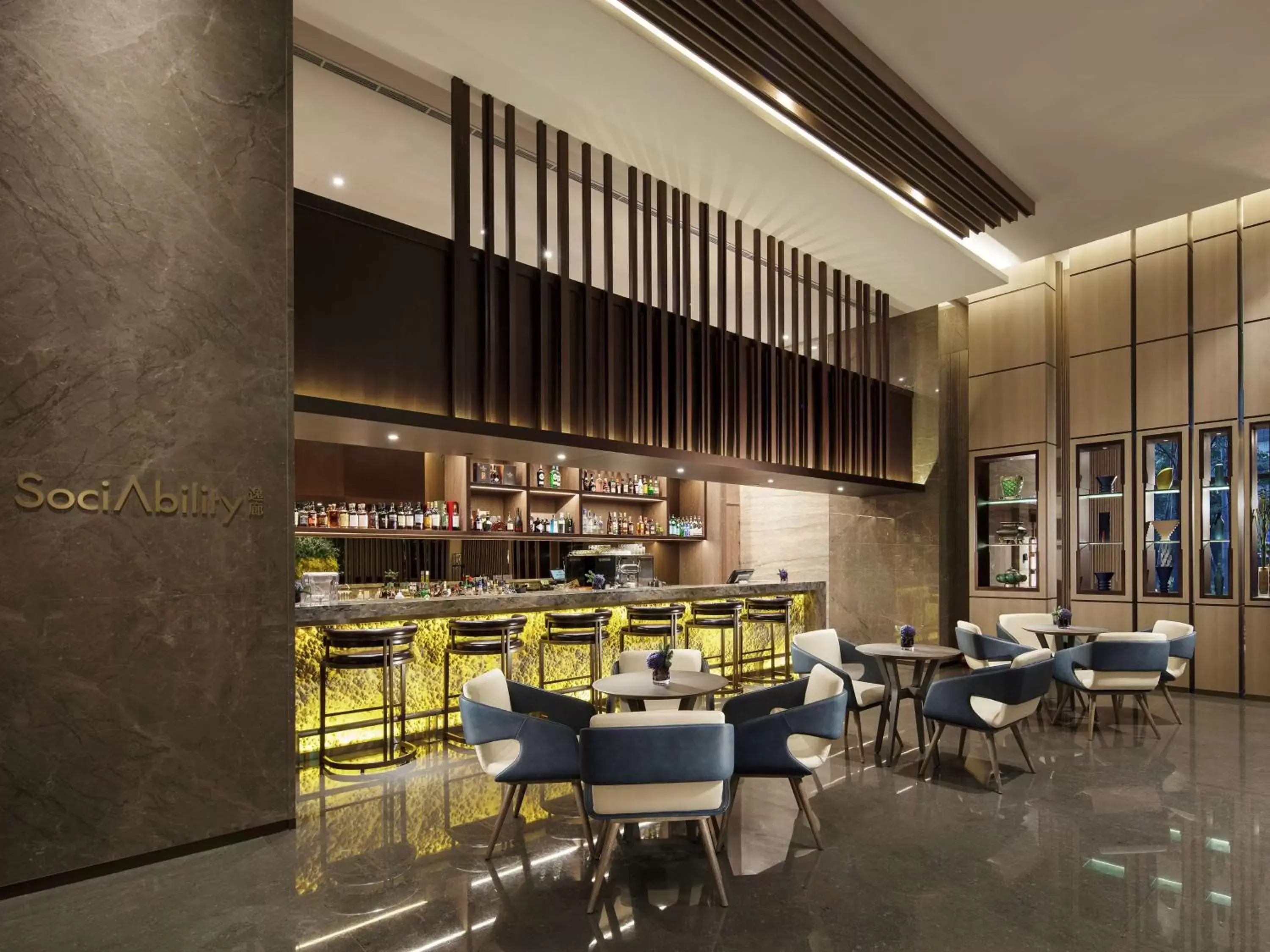 Lounge or bar, Lounge/Bar in Hilton Taipei Sinban